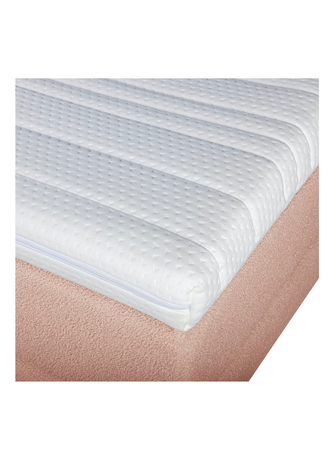 Bloemendaal Treviso eenpersoons boxspring combinatie inclusief matras en topper - detail 2 oudroze