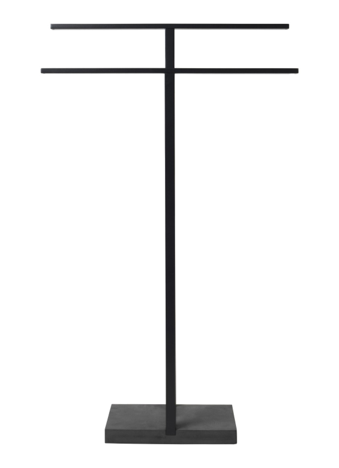 Blomus Menoto handdoekrek - voorkant zwart