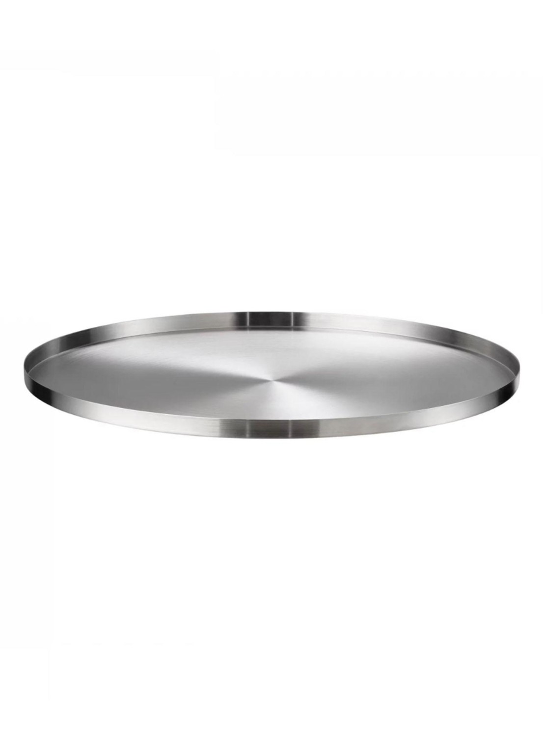 Blomus Peasy dienblad Ø38 cm - voorkant zilver
