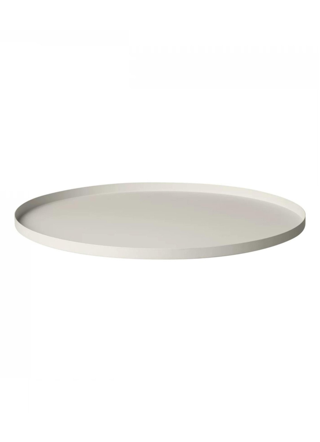 Blomus Peasy dienblad Ø38 cm - voorkant lichtgrijs
