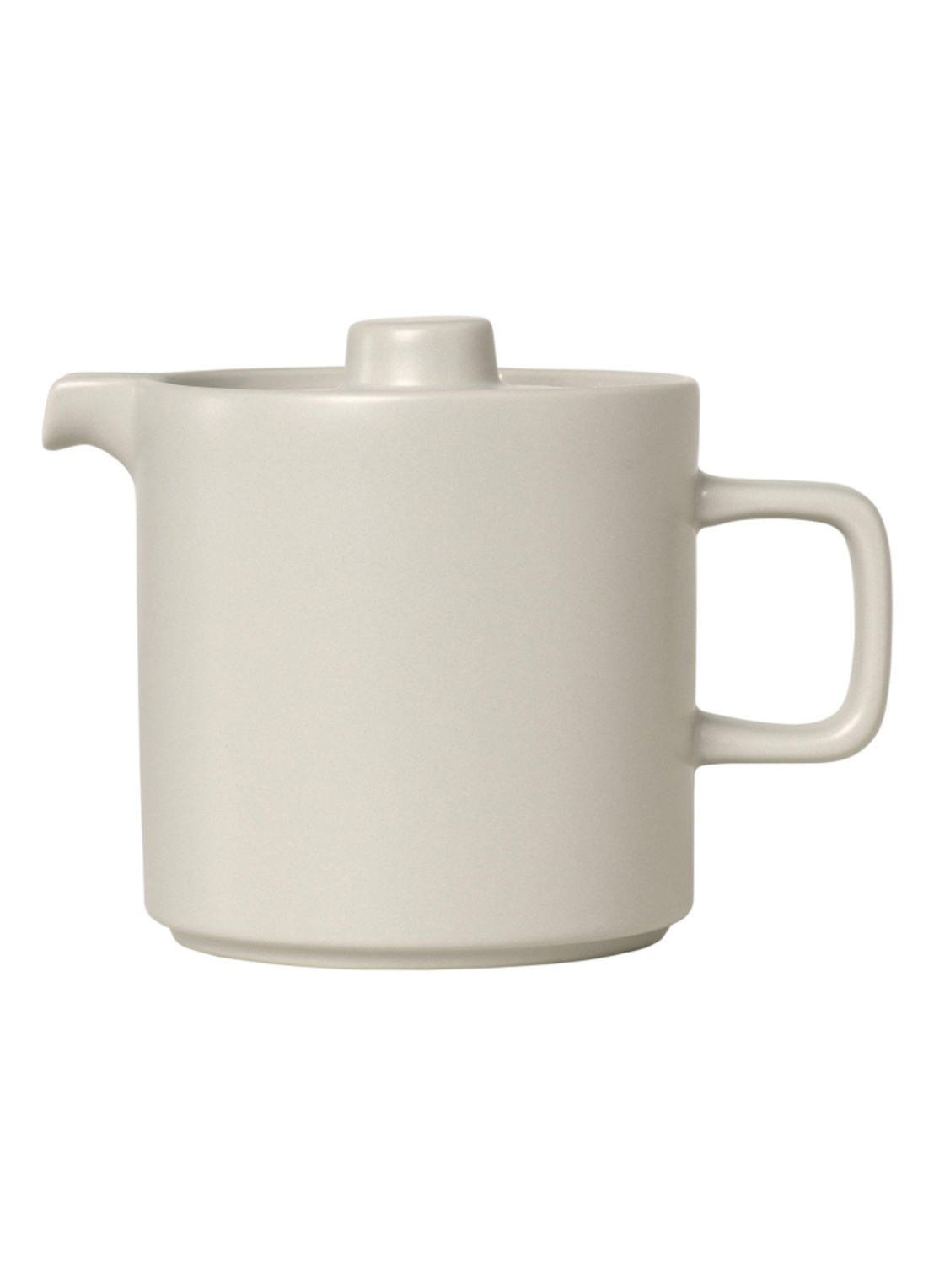 Blomus Pilar theepot 1 liter - voorkant beige