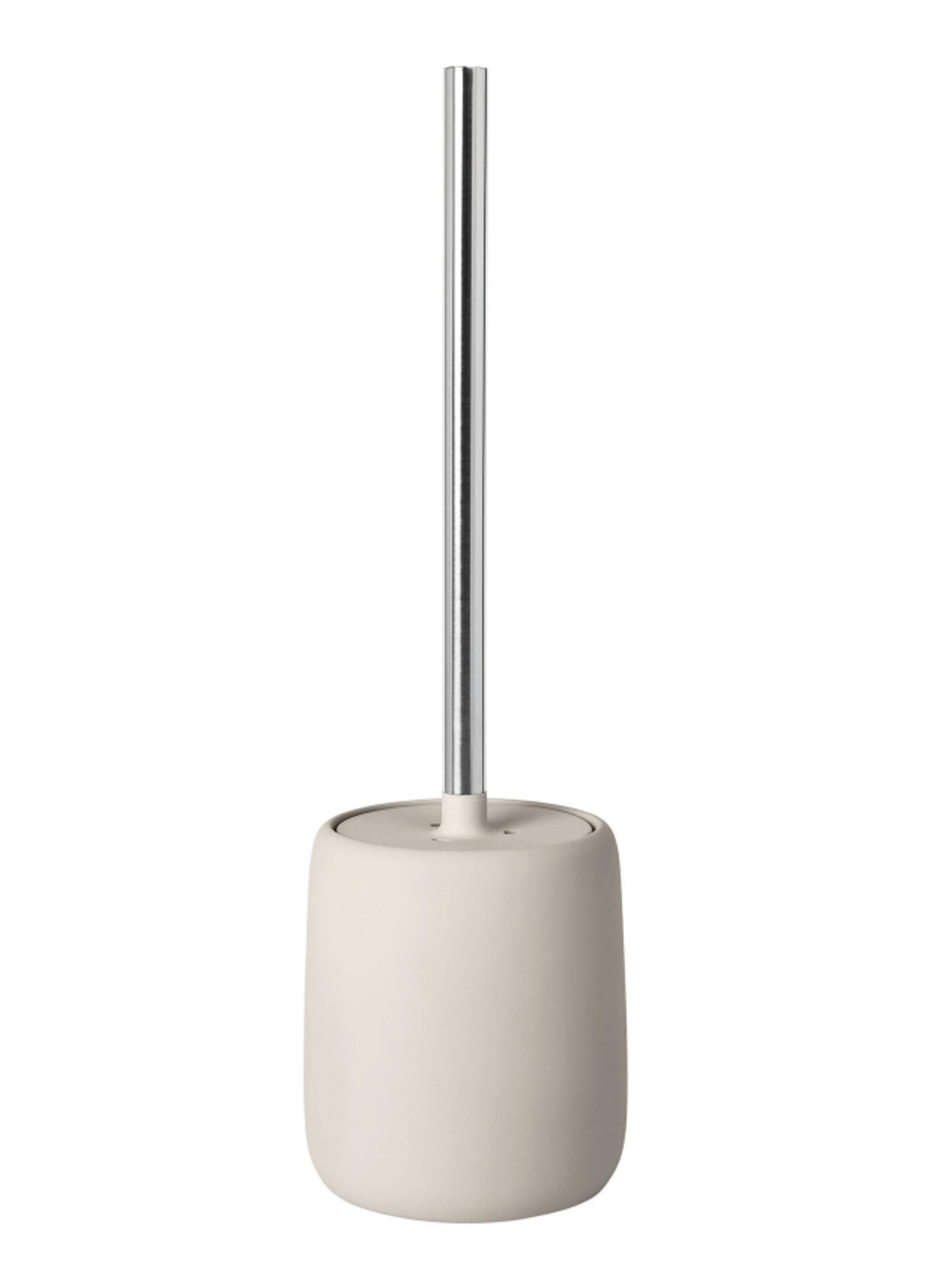 Blomus Sono toiletborstelhouder 39 cm - voorkant beige
