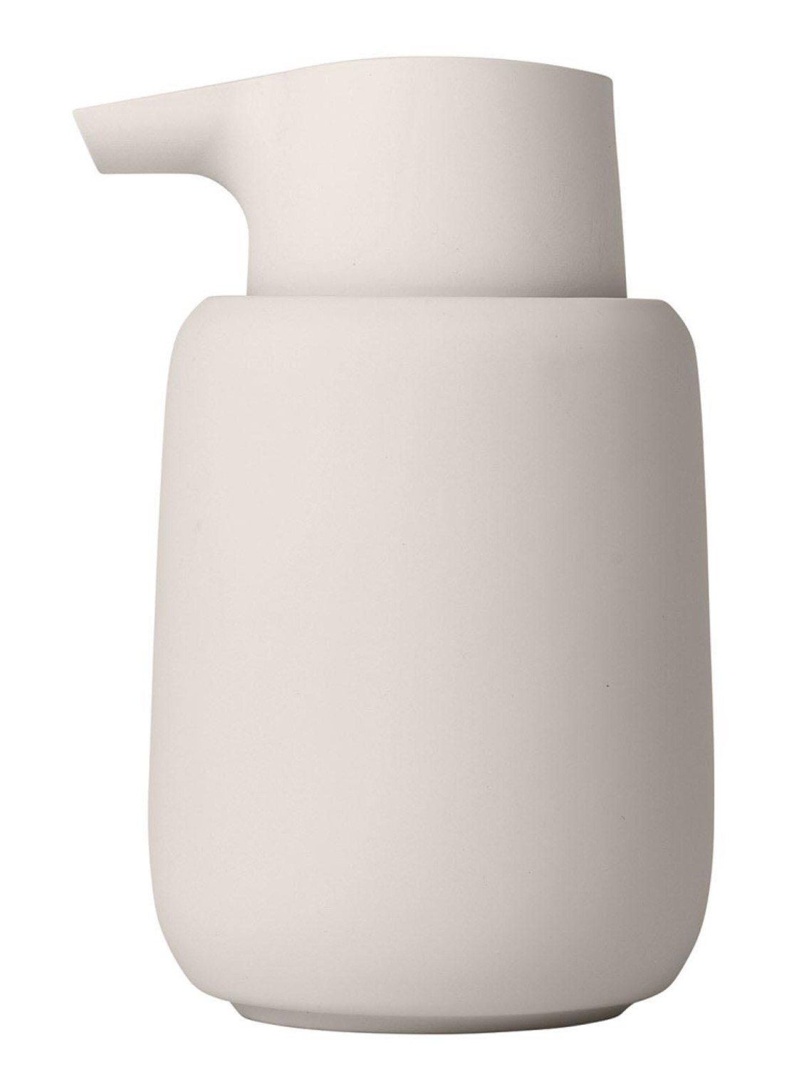 Blomus Sono zeepdispenser - voorkant beige