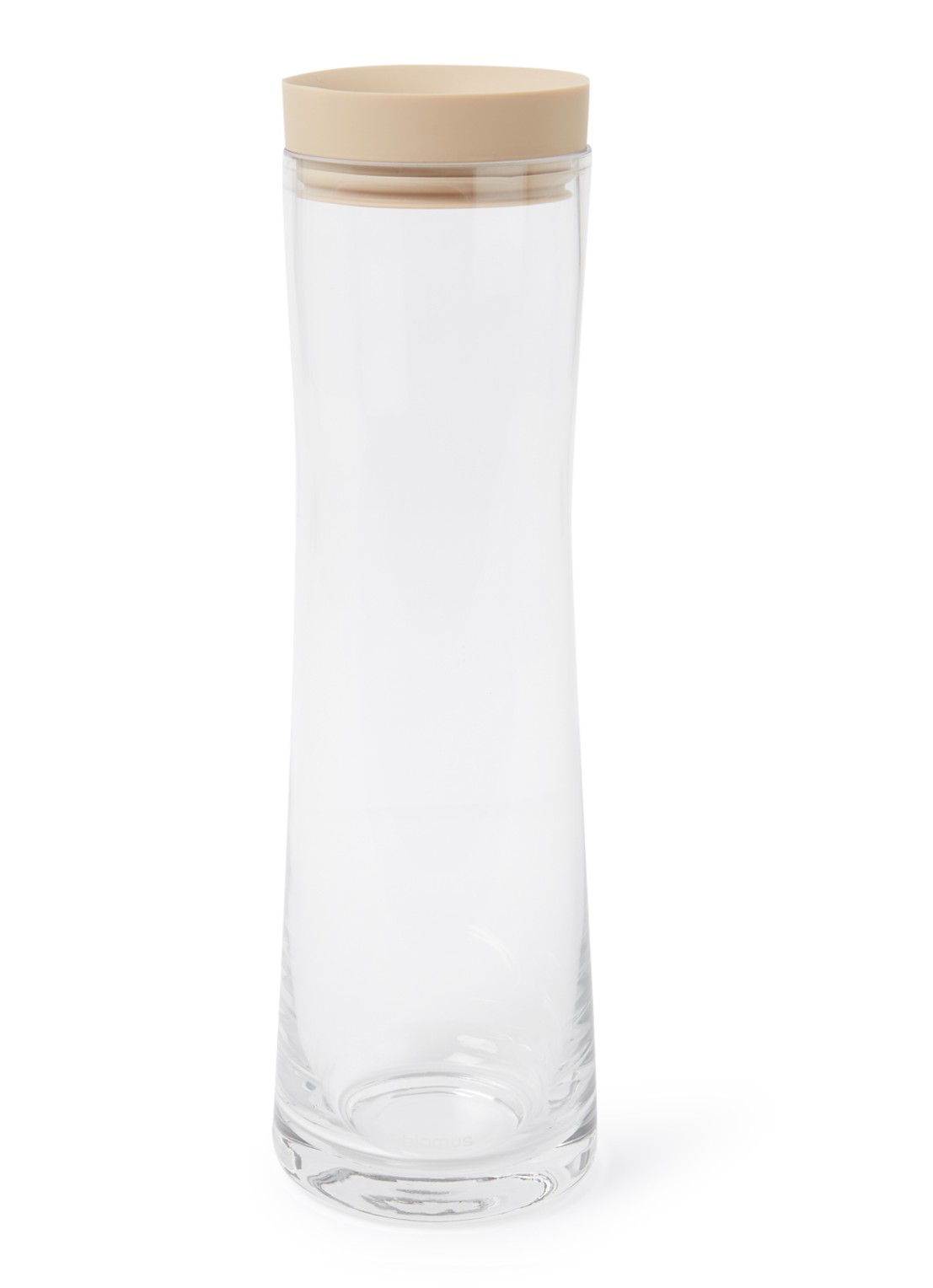 Blomus Splash waterkaraf 1 liter - voorkant beige