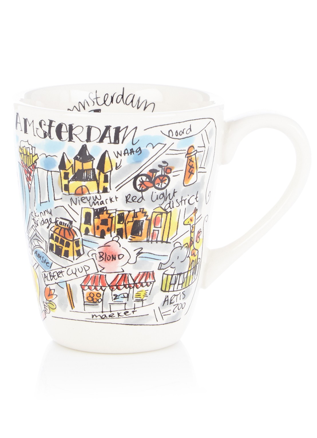 Blond Amsterdam City Amsterdam mok 35 cl - voorkant blauw