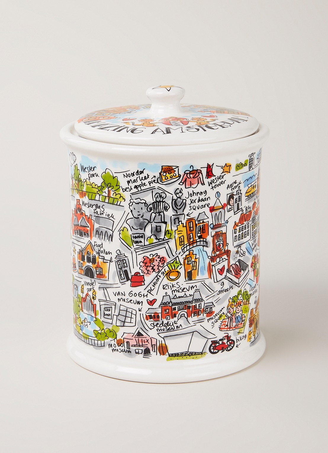 Blond Amsterdam City Amsterdam opbergpot 20 cm  - voorkant 3 undefined