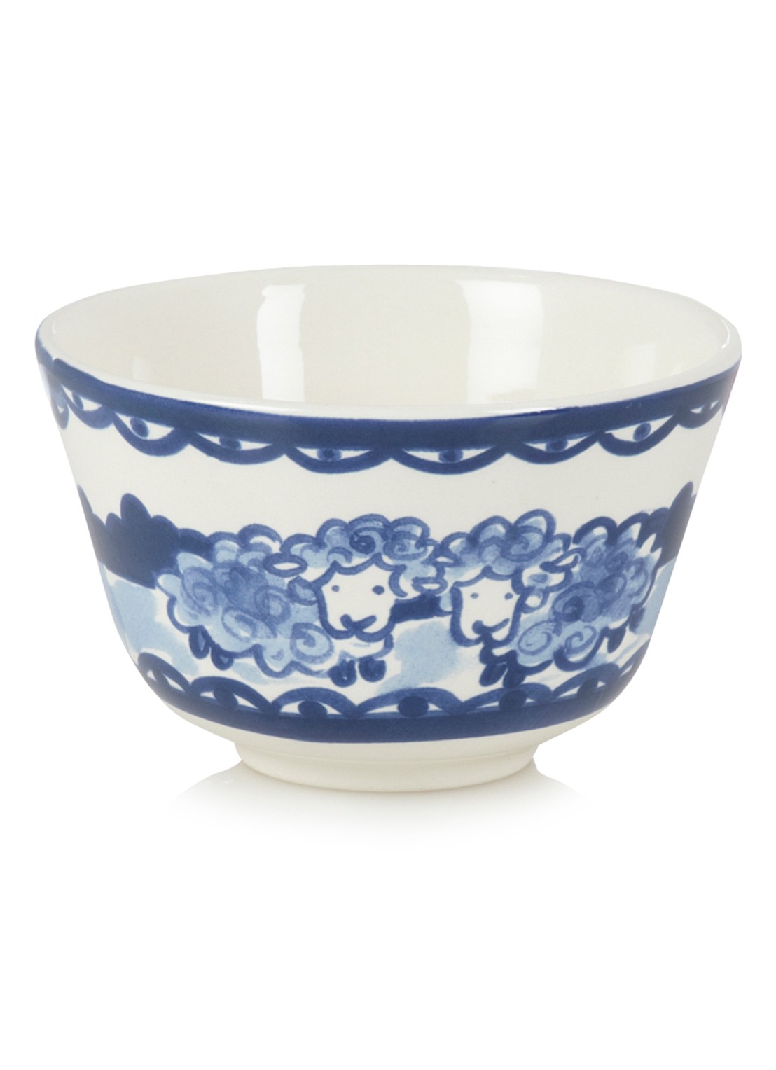 Blond Amsterdam Delfts Blond kom 13,5 cm - voorkant blauw