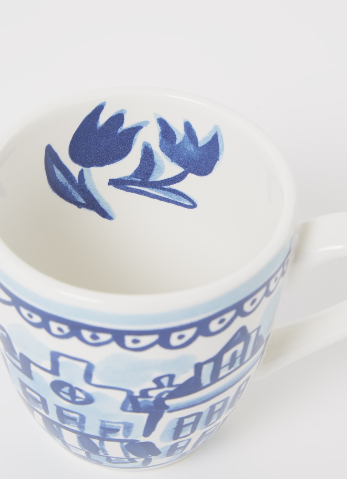 Blond Amsterdam Delfts Blond kopje 20 cl - detail royalblauw