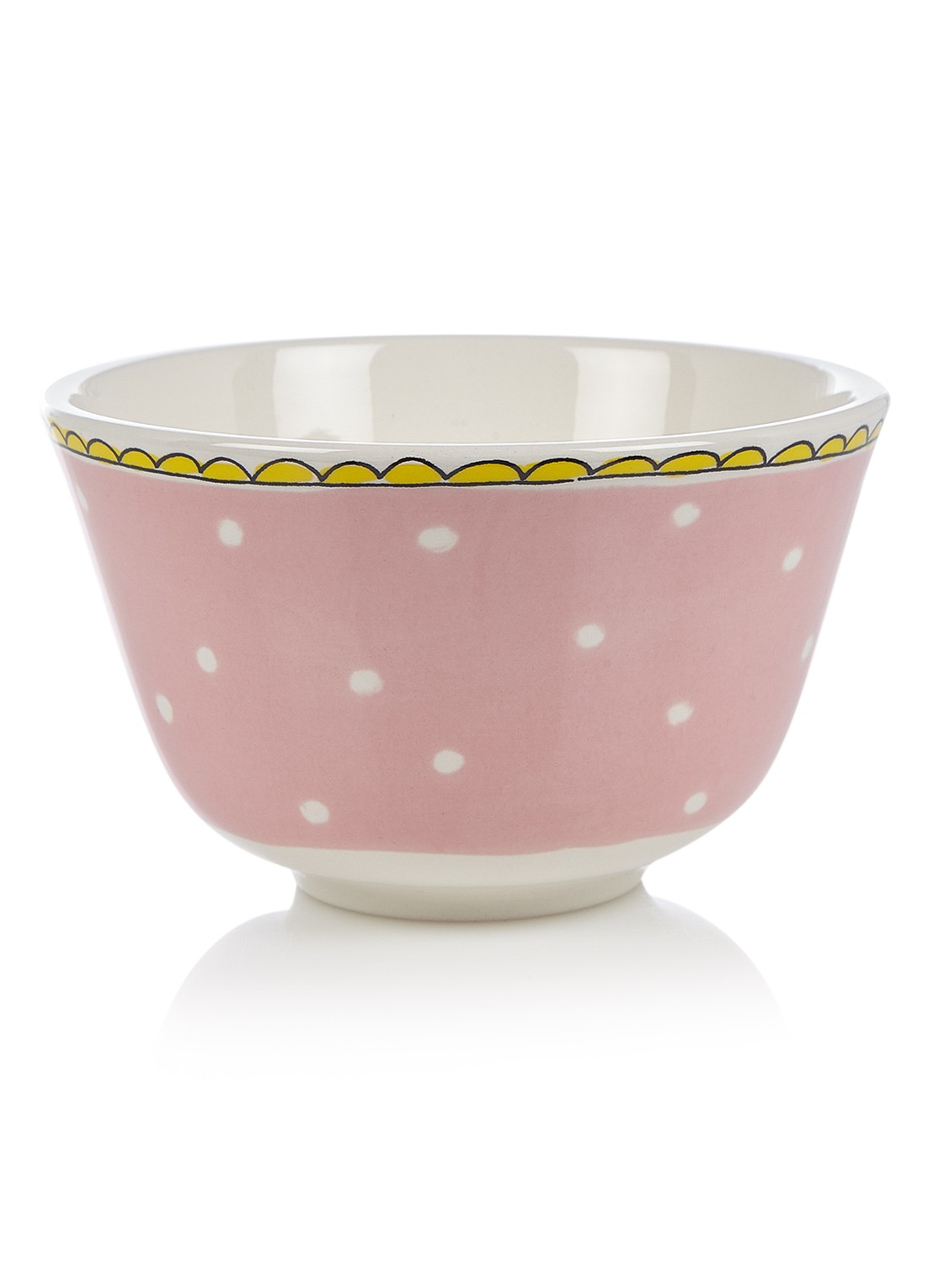 Blond Amsterdam Even Bijkletsen Dot kom 14 cm - voorkant roze