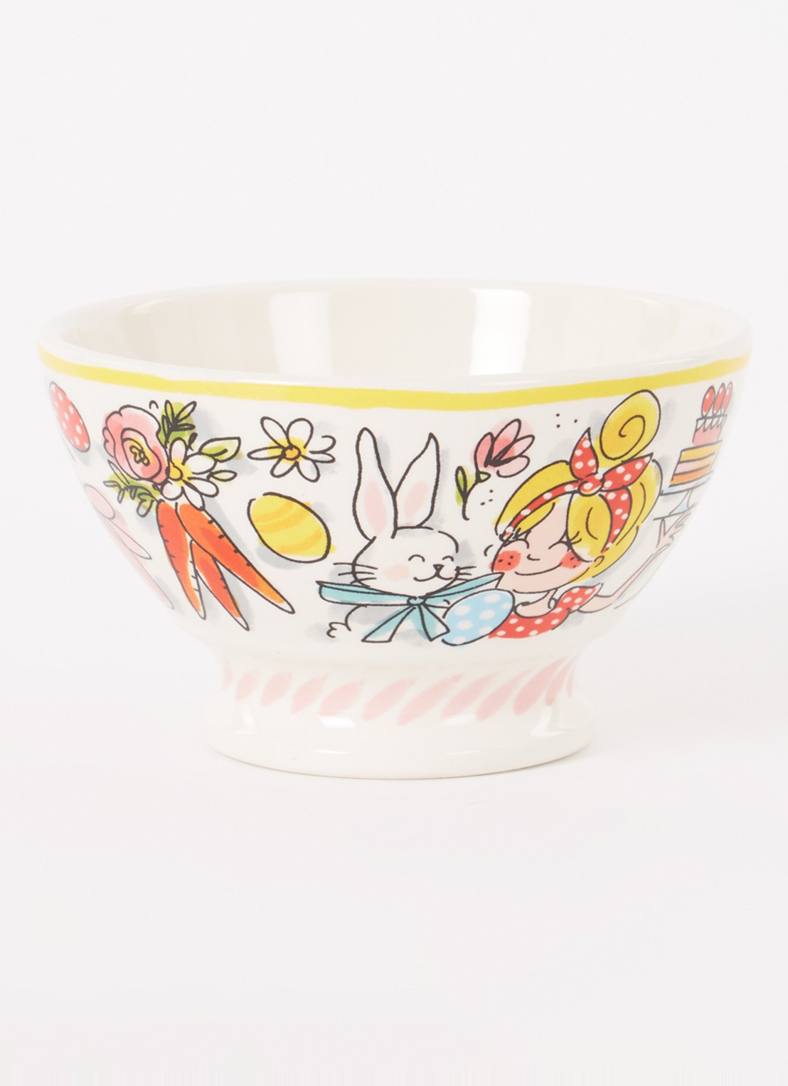 Blond Amsterdam Happy Easter kom 13 cm - voorkant 2 multicolor
