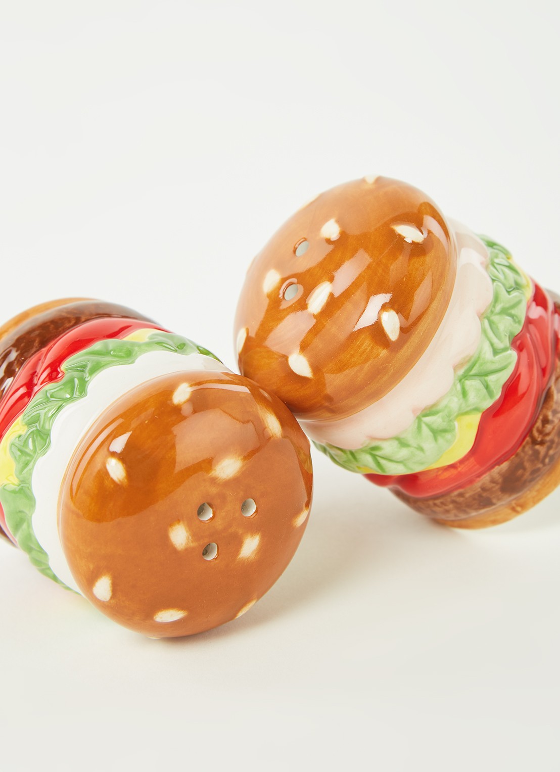 Blond Amsterdam Snack peper- en zoutstrooier 7 cm 2-delig - detail 3 multicolor