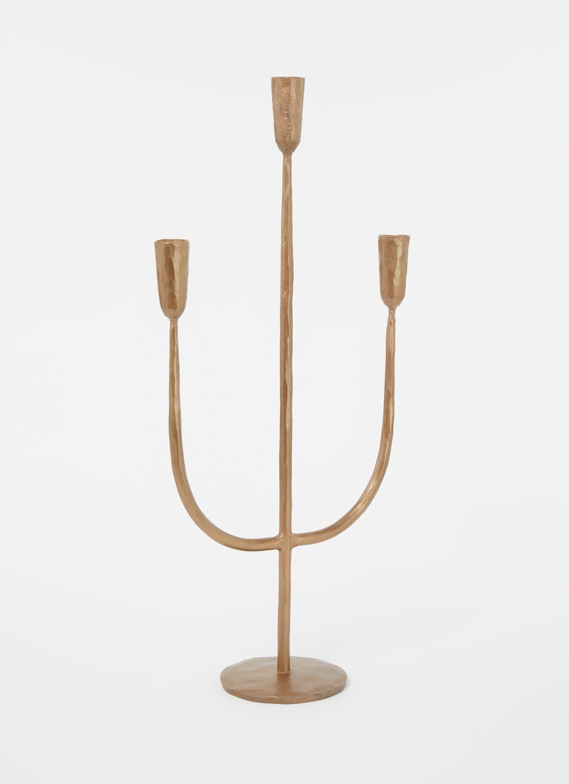 Bloomingville Ace kandelaar 55 cm - voorkant 3 goud