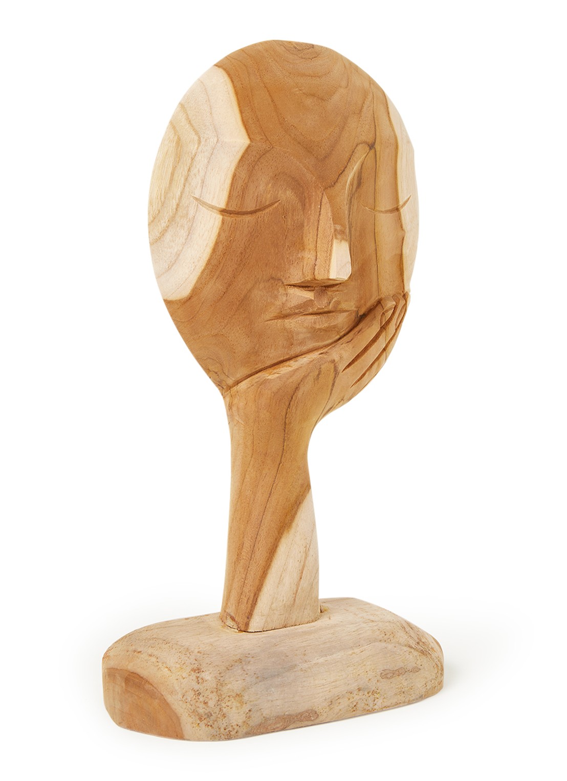 Bloomingville Cacia ornament 35 cm - voorkant lichtbruin