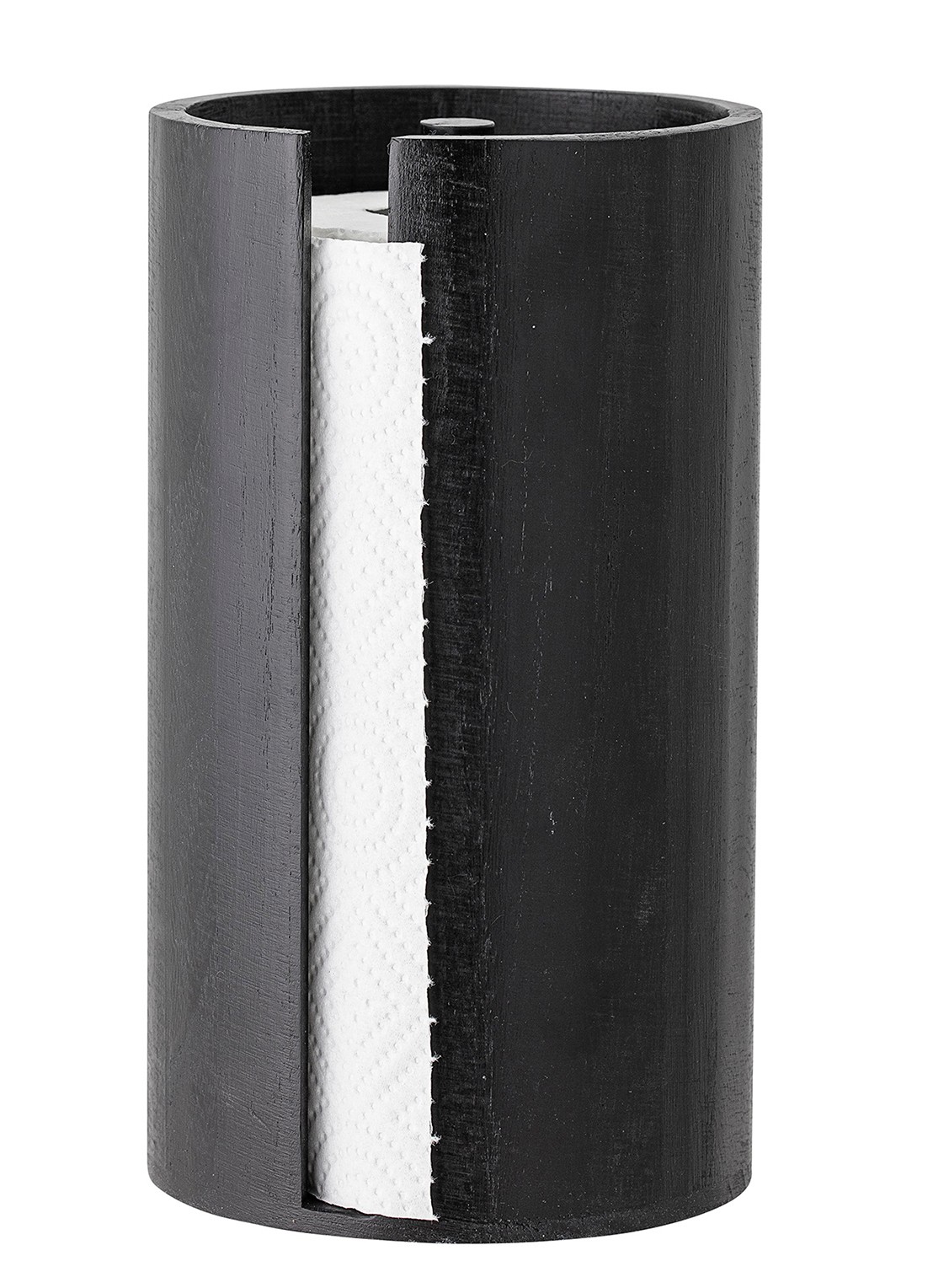 Bloomingville Celian keukenrolhouder 25,5 cm - voorkant 2 zwart