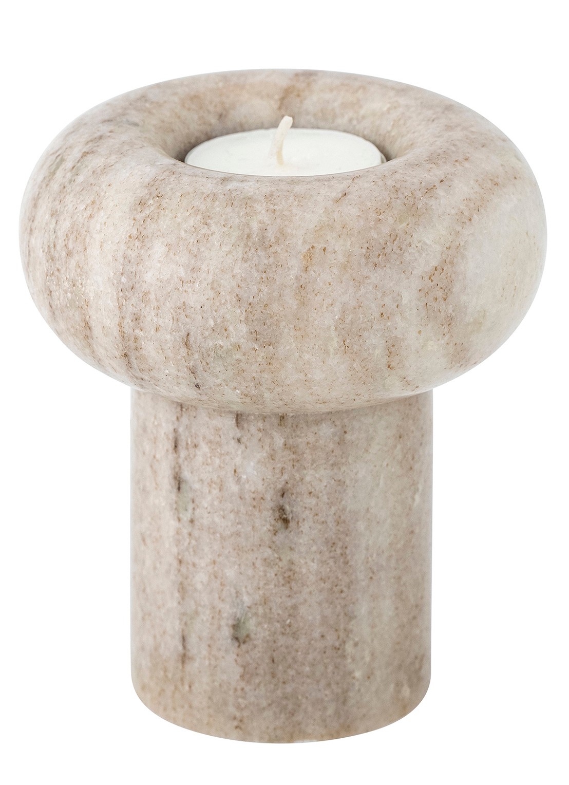 Bloomingville Isabea waxinelichthouder 12 cm - detail beige