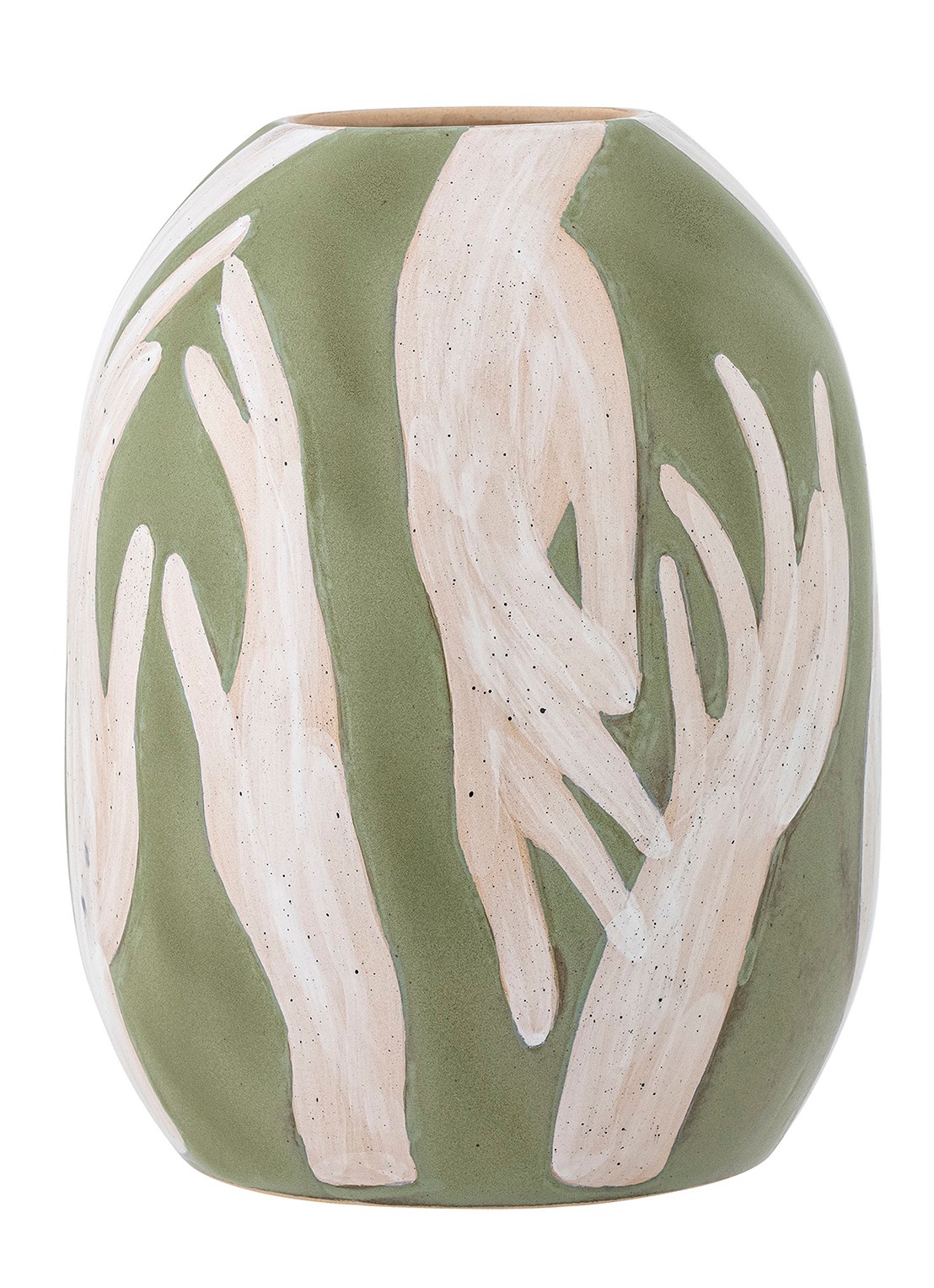 Bloomingville Lincia mand set van 3 - detail groen