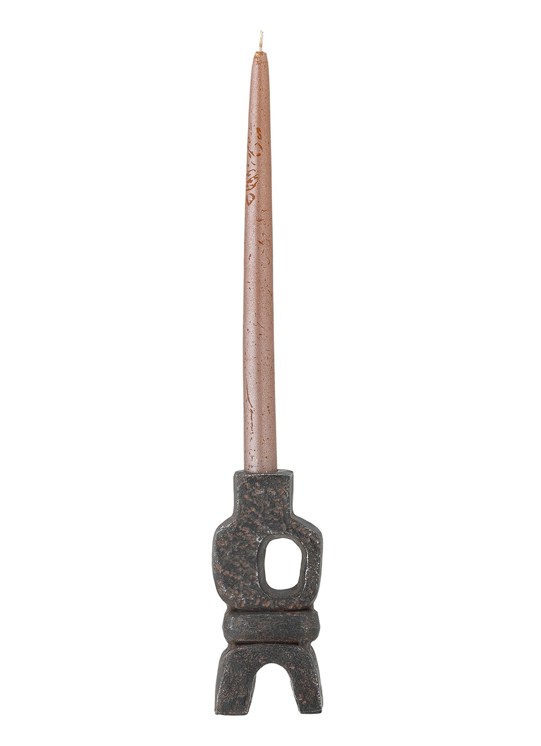 Bloomingville Sanah kandelaar 15,5 cm - detail zwart