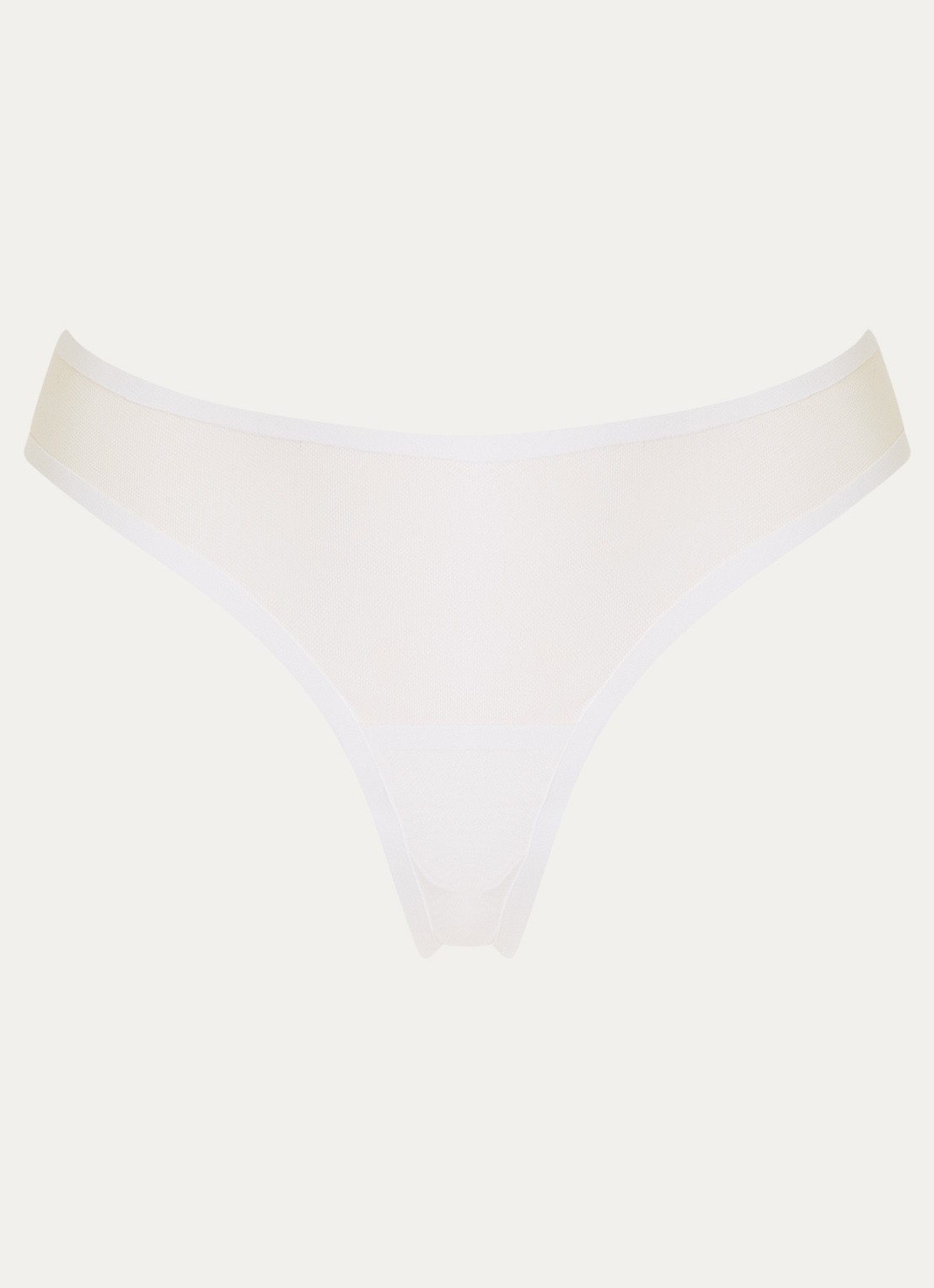 Bluebella Naomi string van mesh - voorkant 2 wit