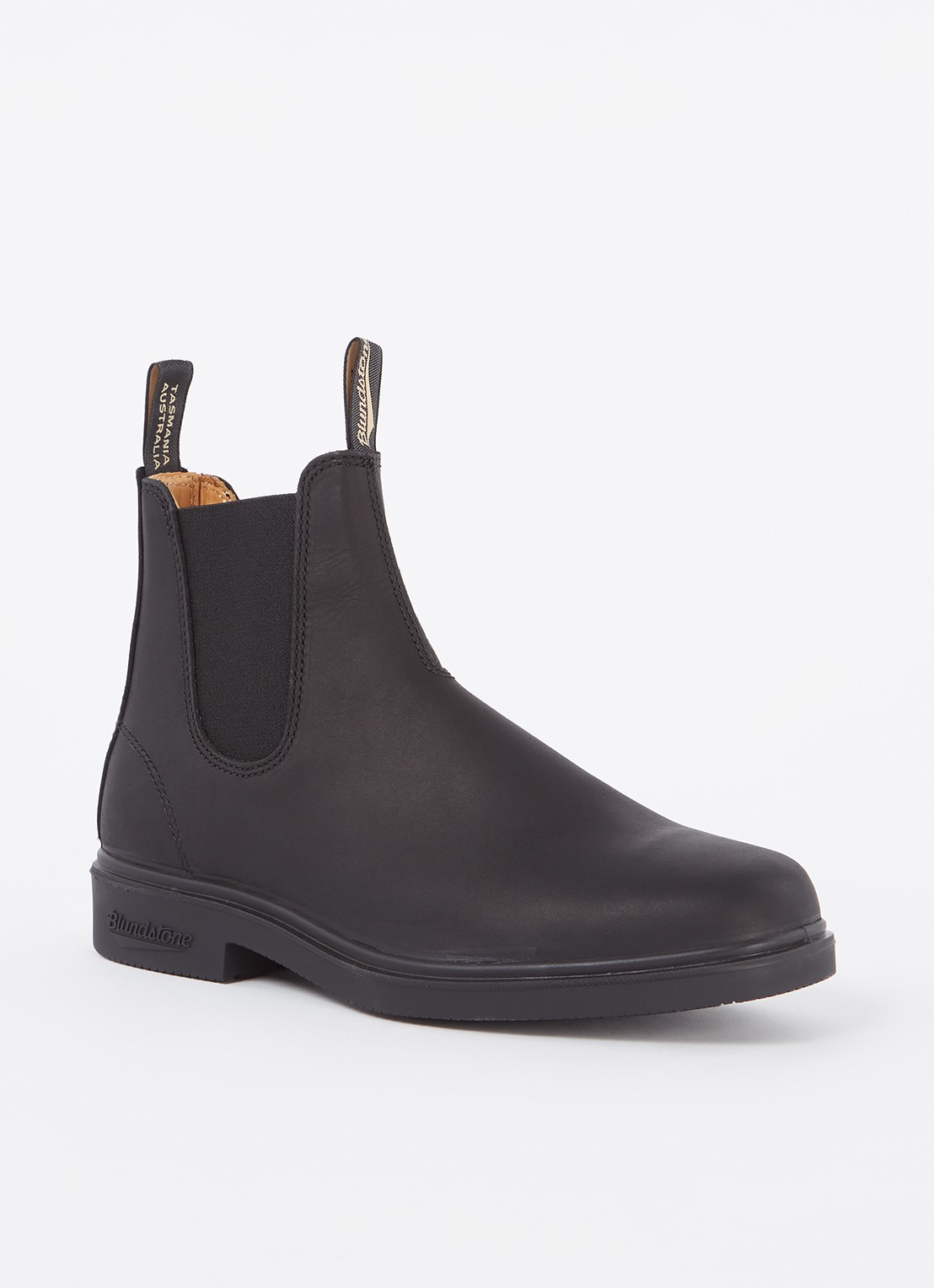 Blundstone 068 chelsea boot van leer - voorkant zwart