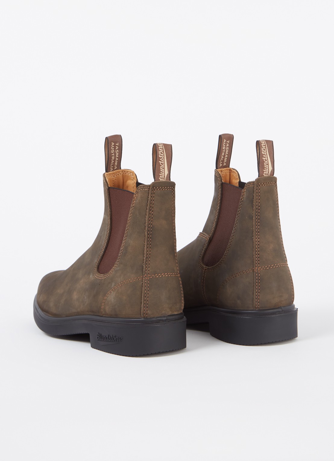 Blundstone 1306 chelsea boot van leer - achterkant 2 lichtbruin