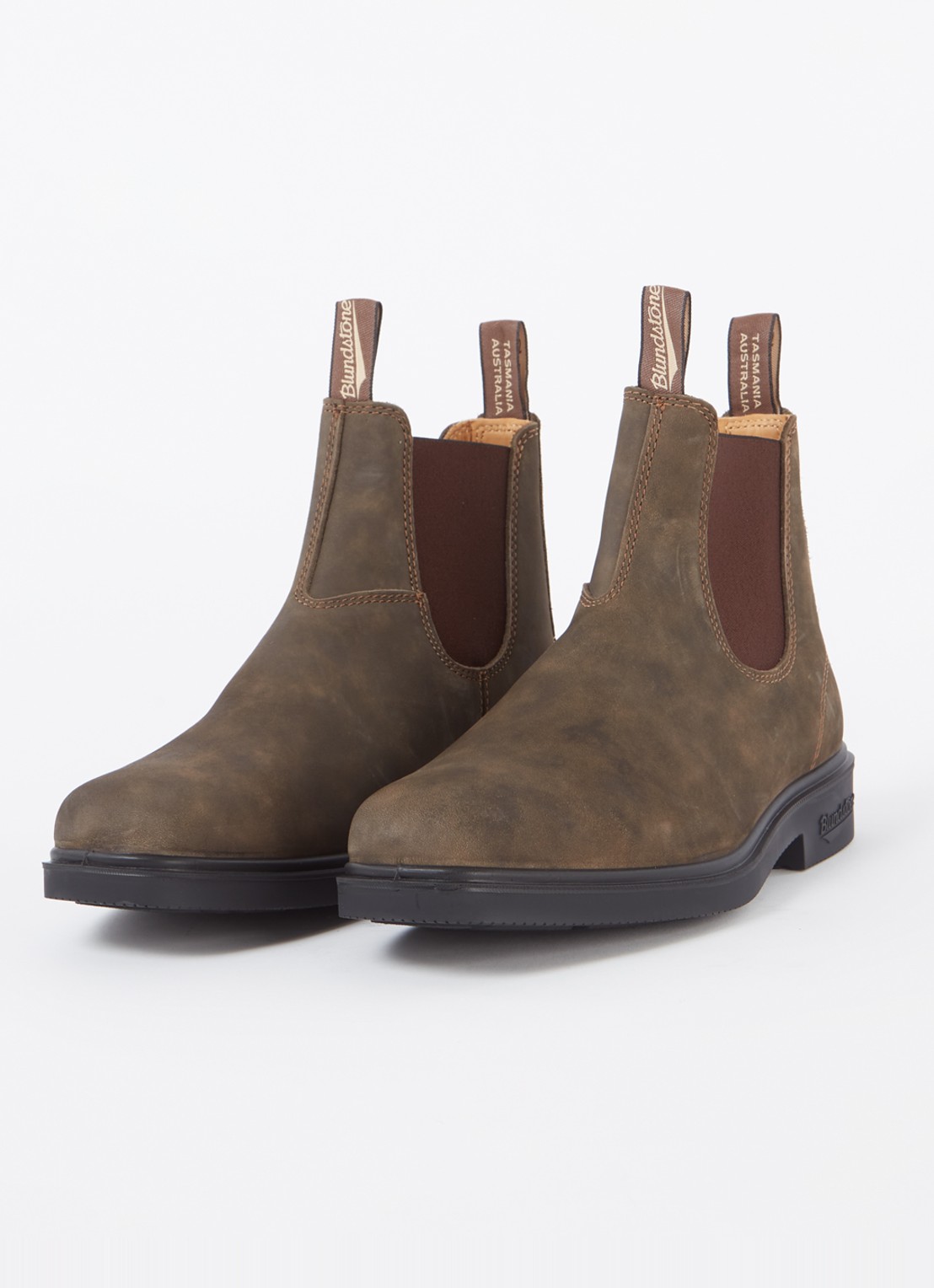 Blundstone 1306 chelsea boot van leer - detail 3 lichtbruin