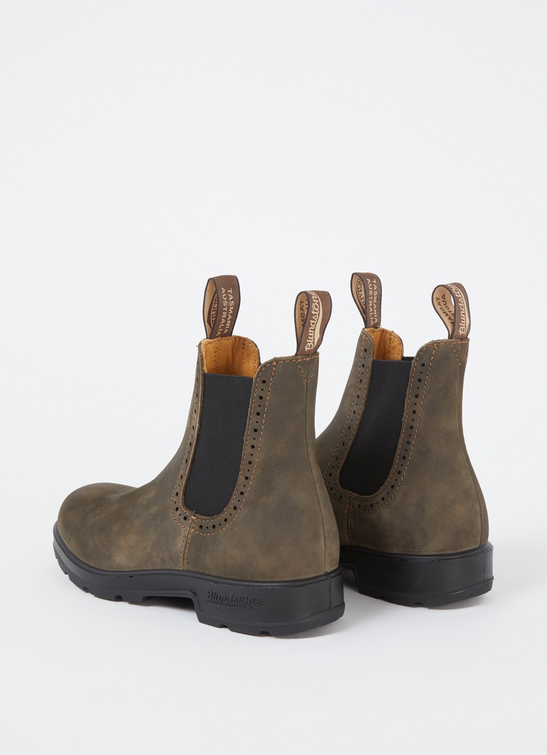 Blundstone 1351 chelsea boot van leer - achterkant 2 lichtbruin