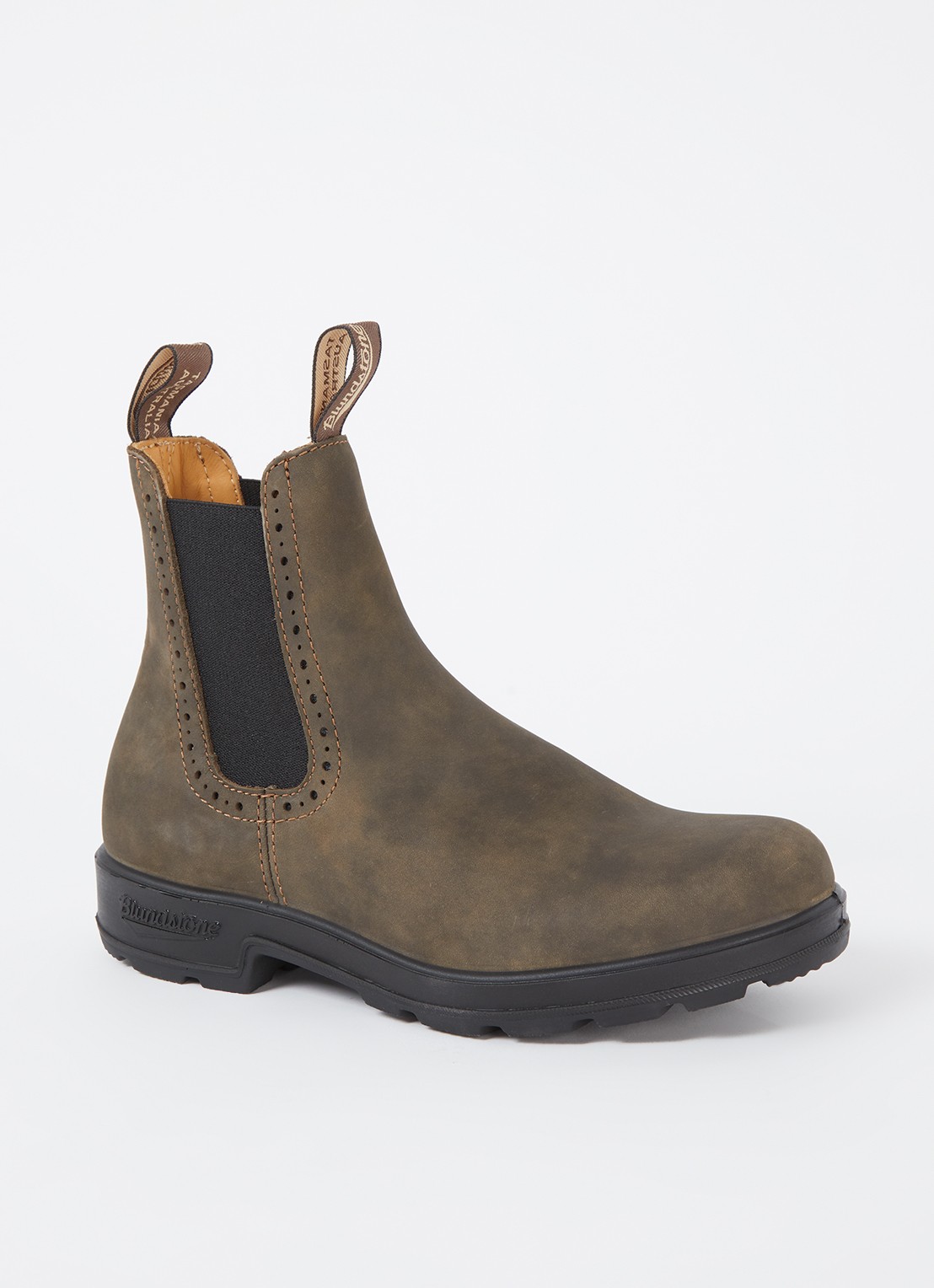 Blundstone 1351 chelsea boot van leer - voorkant 4 lichtbruin