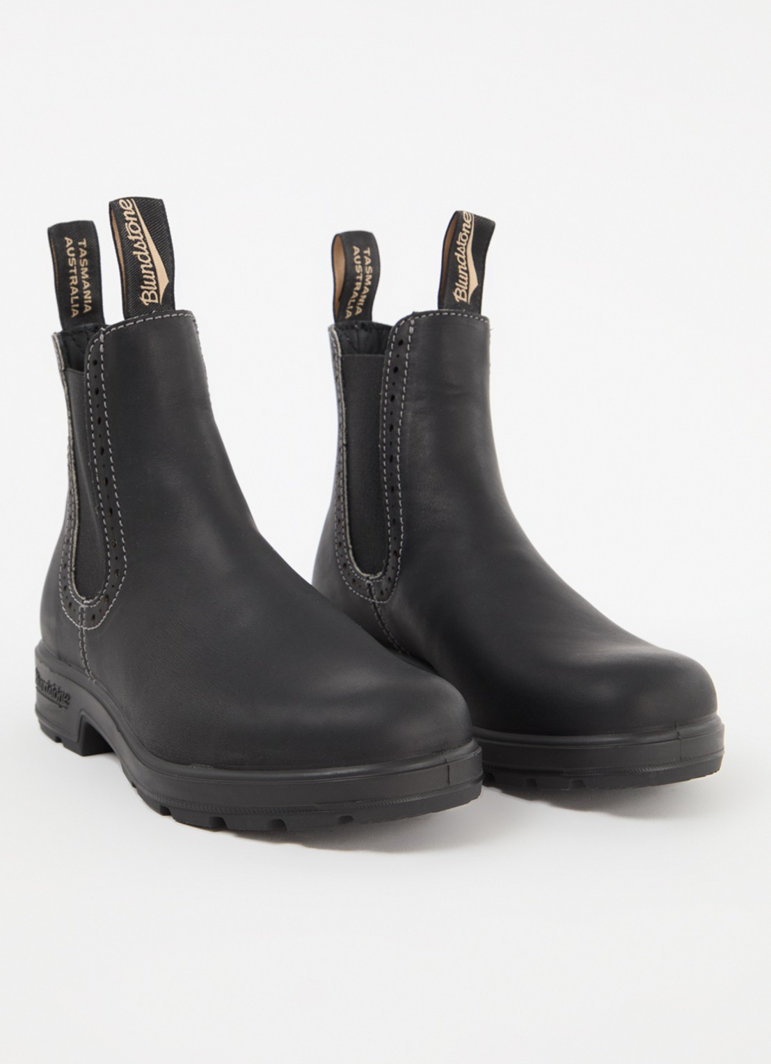 Blundstone 1448 chelsea boot van leer - detail zwart