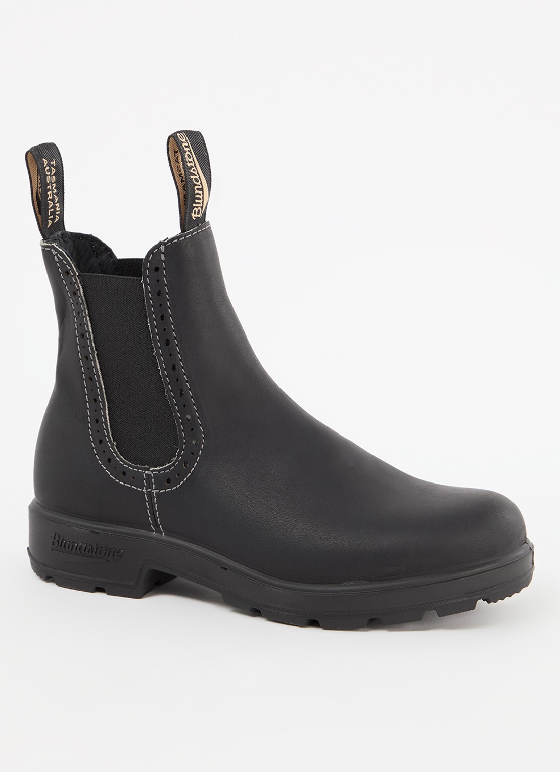 Blundstone 1448 chelsea boot van leer - voorkant 7 zwart