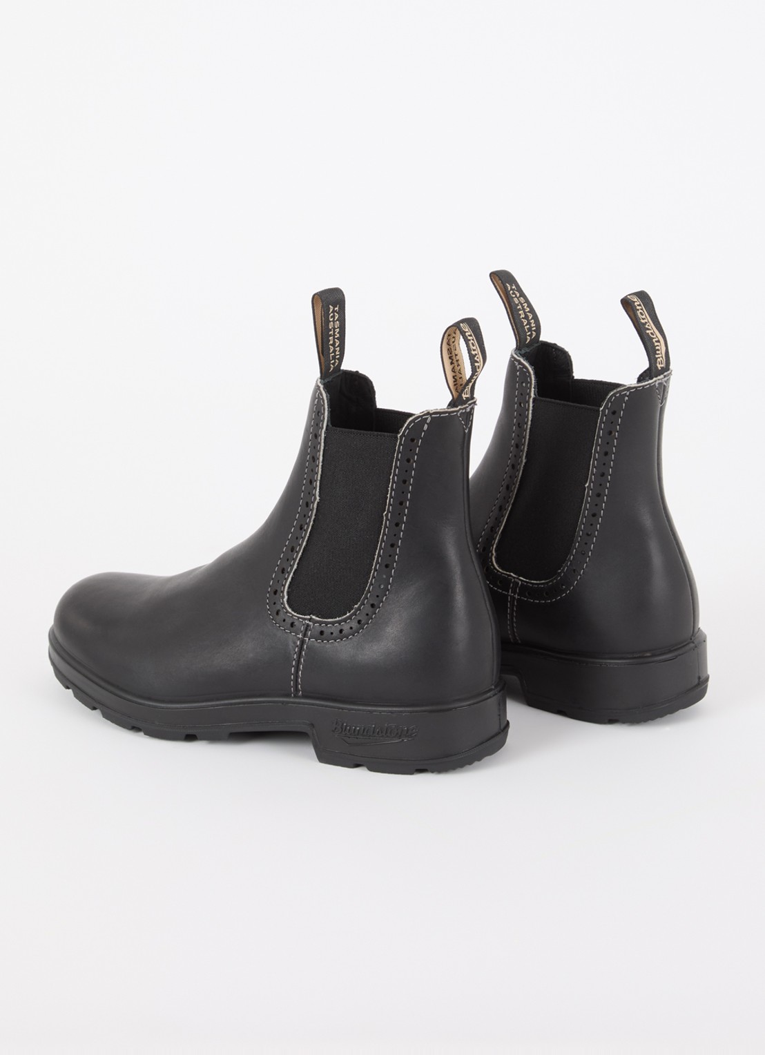 Blundstone 1448 chelsea boot van leer - achterkant 6 zwart