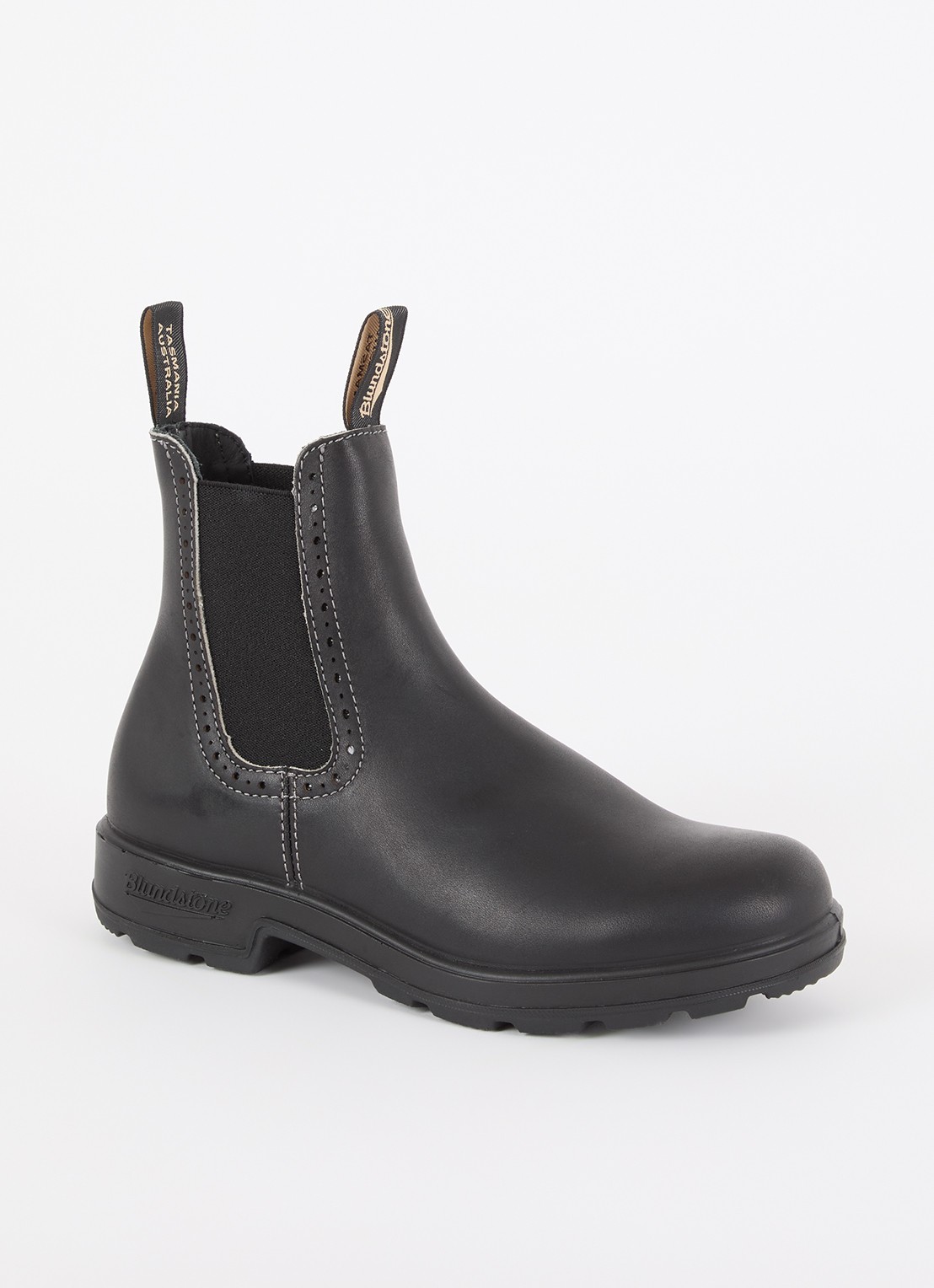 Blundstone 1448 chelsea boot van leer - voorkant 8 zwart