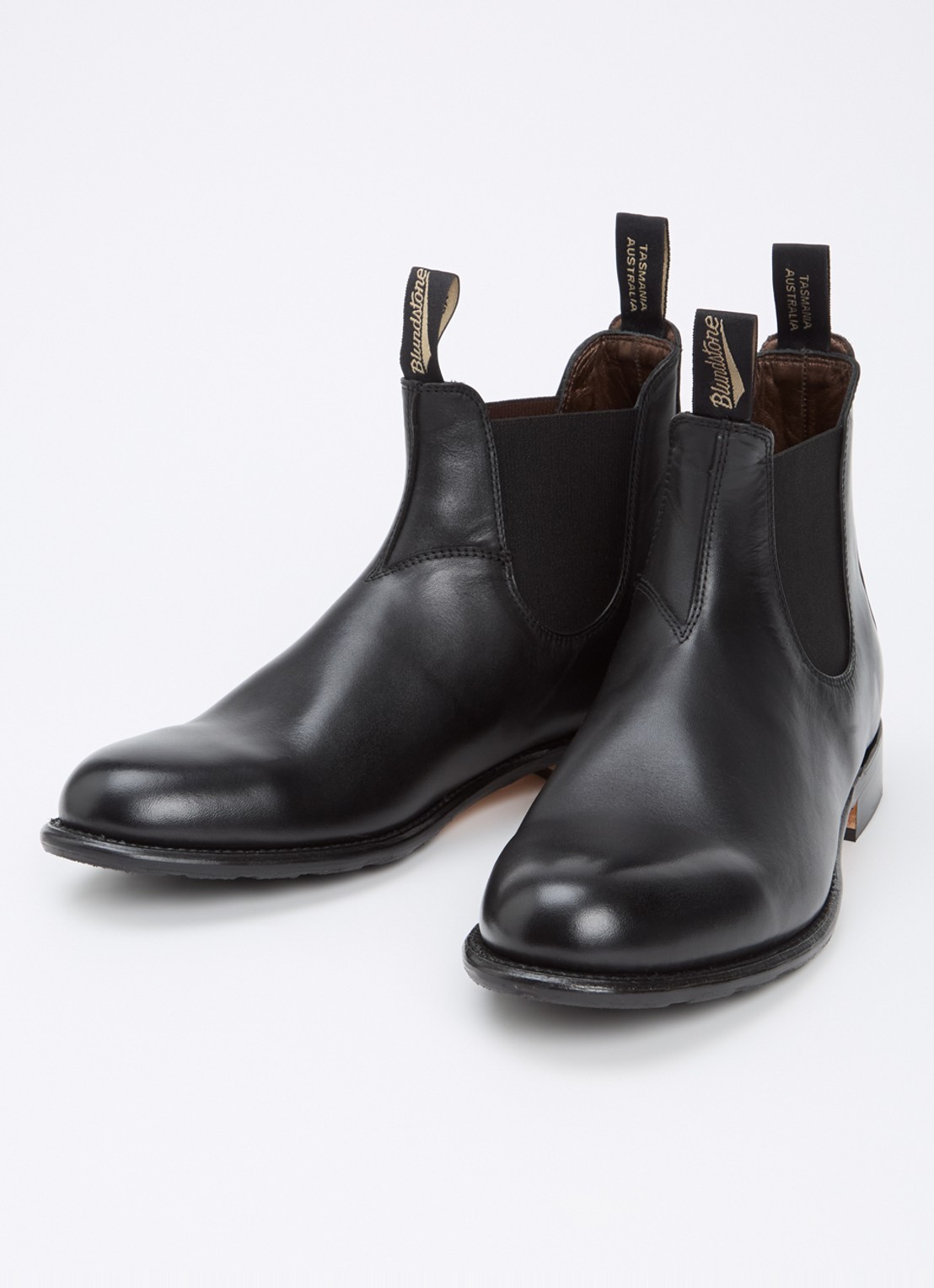 Blundstone 152 chelsea boot van leer - detail zwart