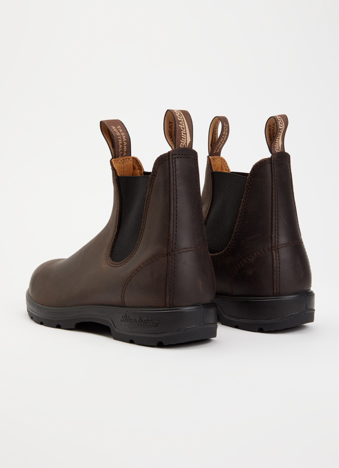 Blundstone 2340 chelsea boot van leer - achterkant 2 donkerbruin