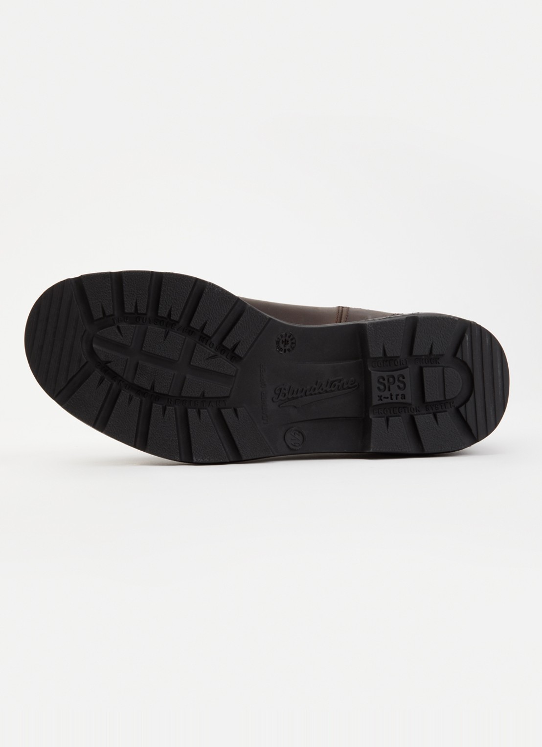 Blundstone 2340 chelsea boot van leer - detail 4 donkerbruin