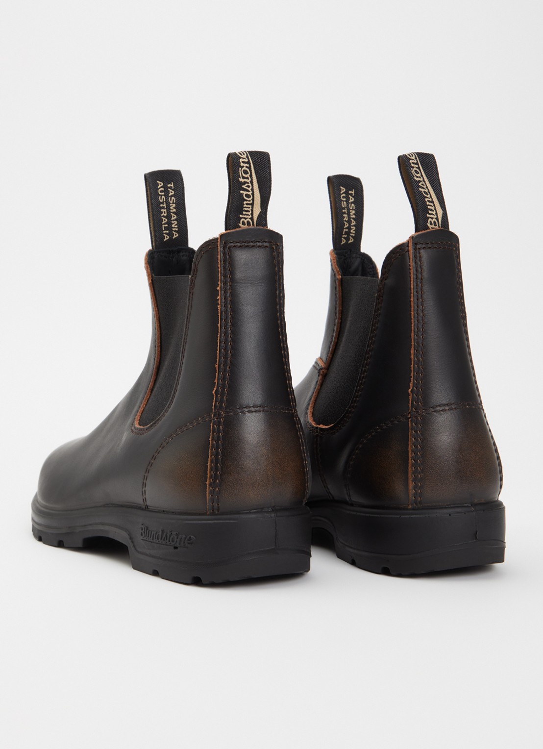Blundstone 2440 chelsea boot van leer - achterkant 3 donkerbruin