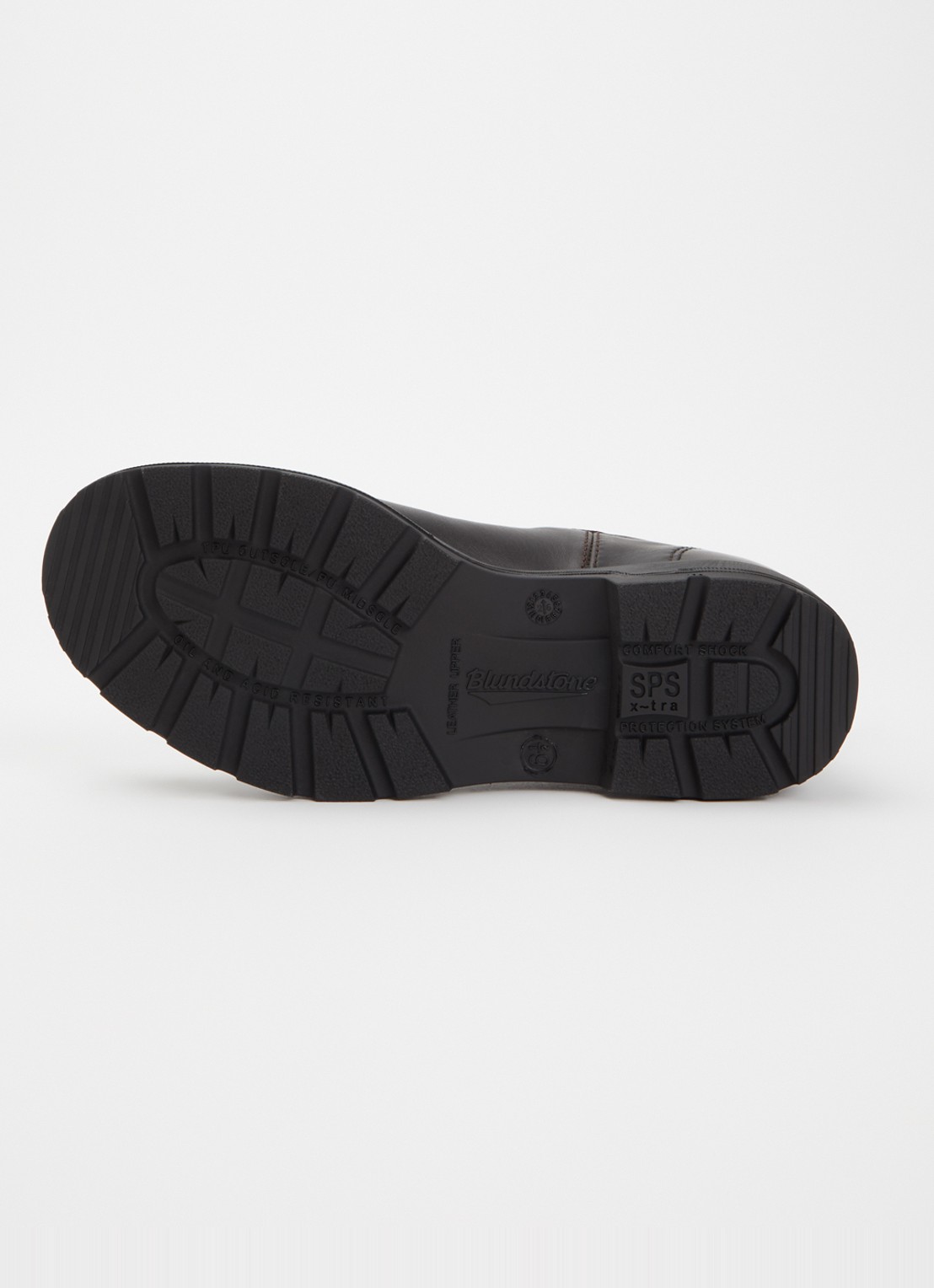 Blundstone 2440 chelsea boot van leer - detail 2 donkerbruin
