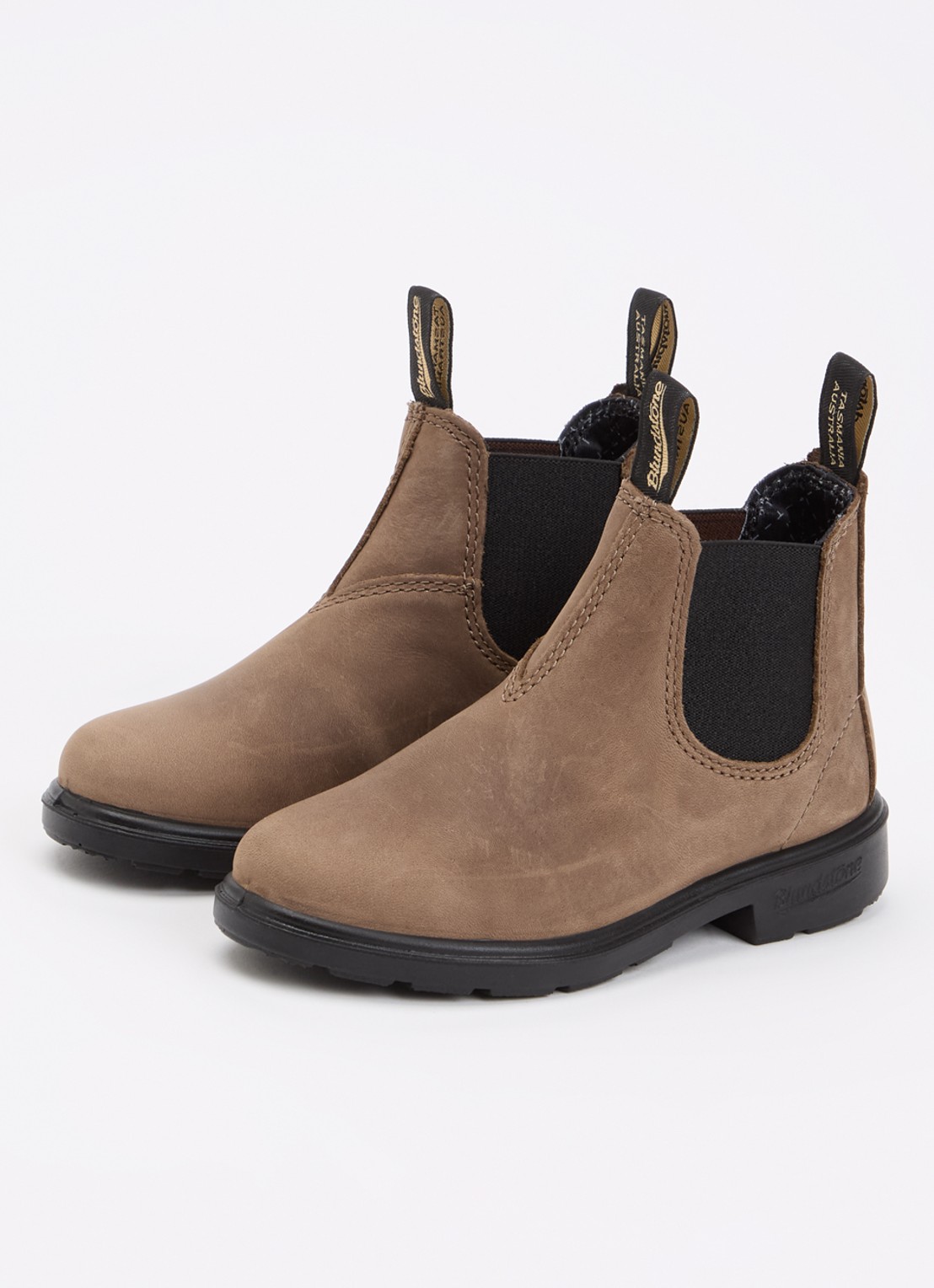 Blundstone 2593 chelsea boot van suède - detail 3 lichtbruin