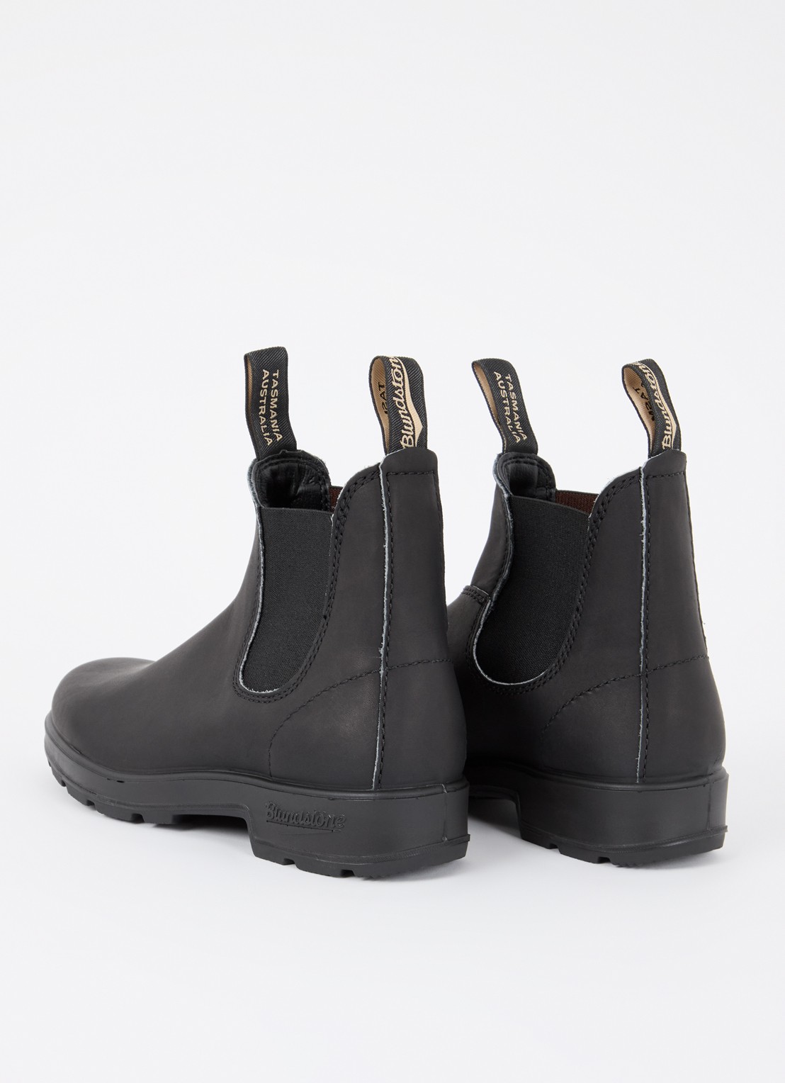 Blundstone 510 Original chelsea boot van nubuck - achterkant zwart