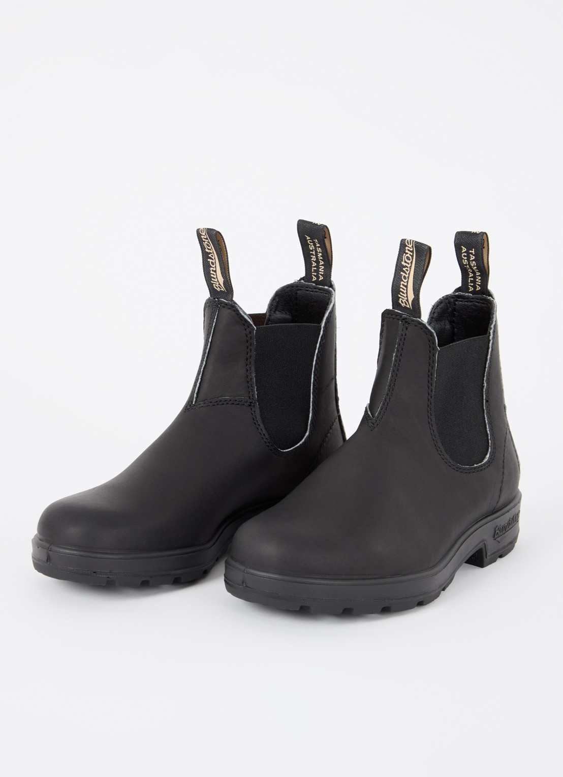 Blundstone 510 Original chelsea boot van nubuck - detail 3 zwart