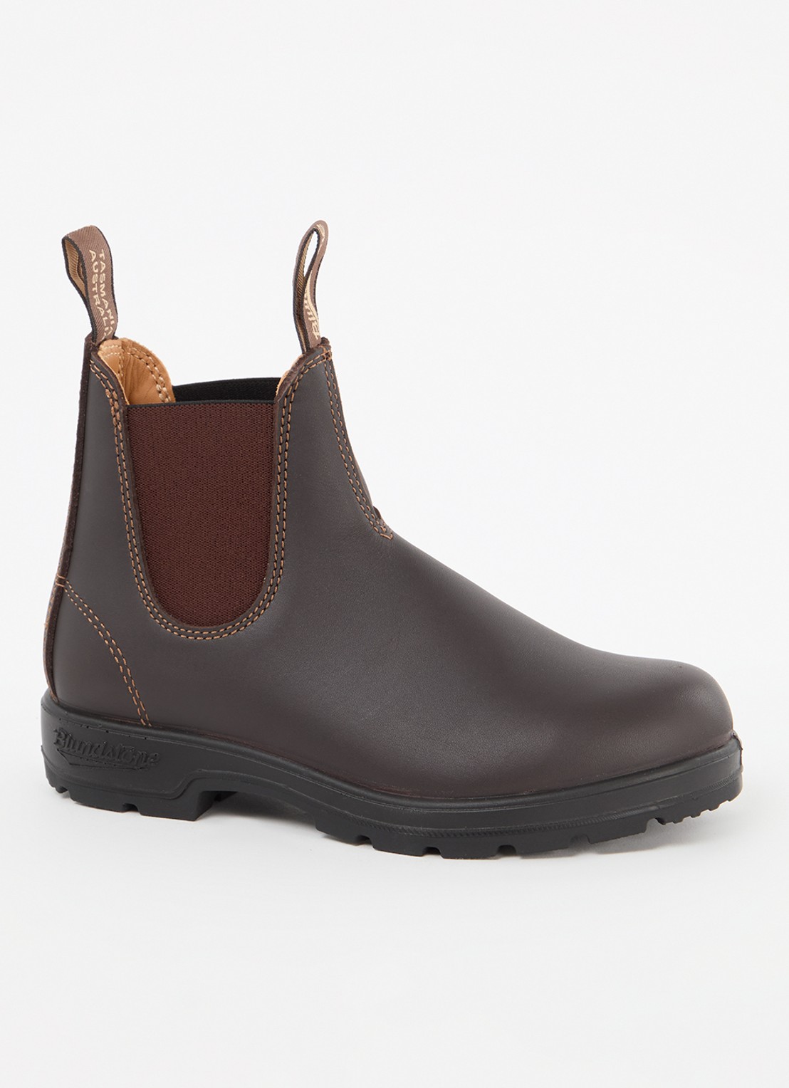 Blundstone 550 chelsea boot van leer - voorkant 7 donkerbruin