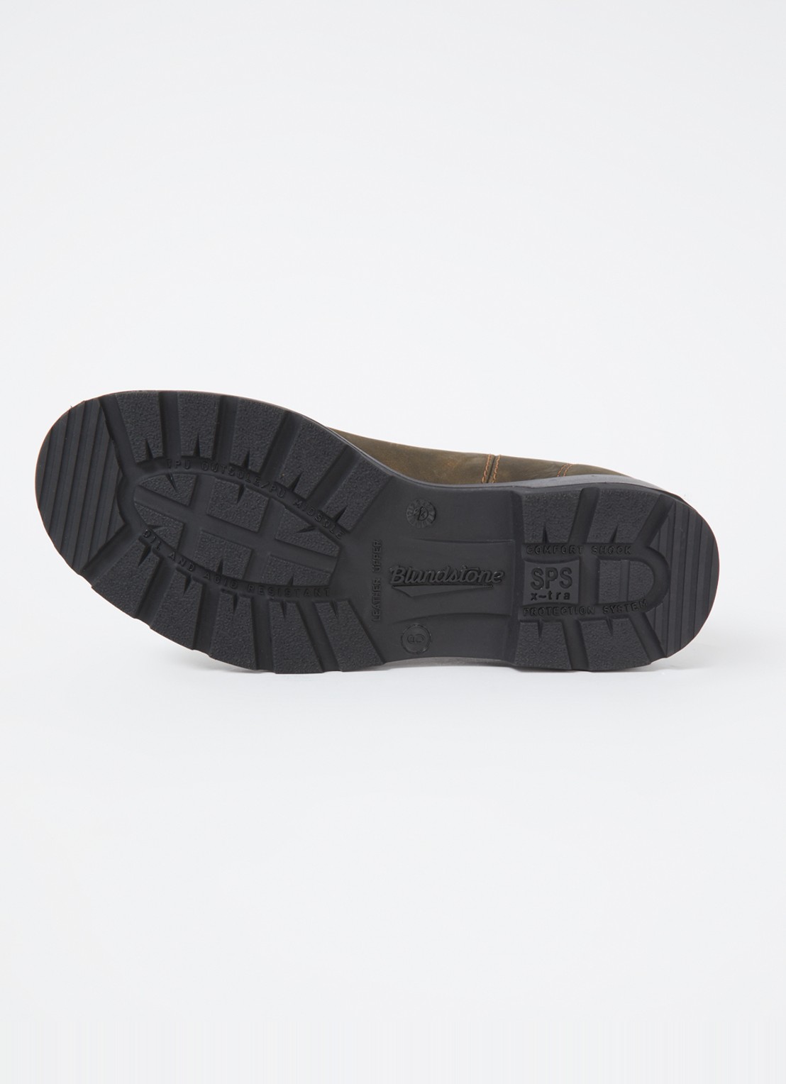Blundstone 585 chelsea boot van leer - detail 8 donkerbruin