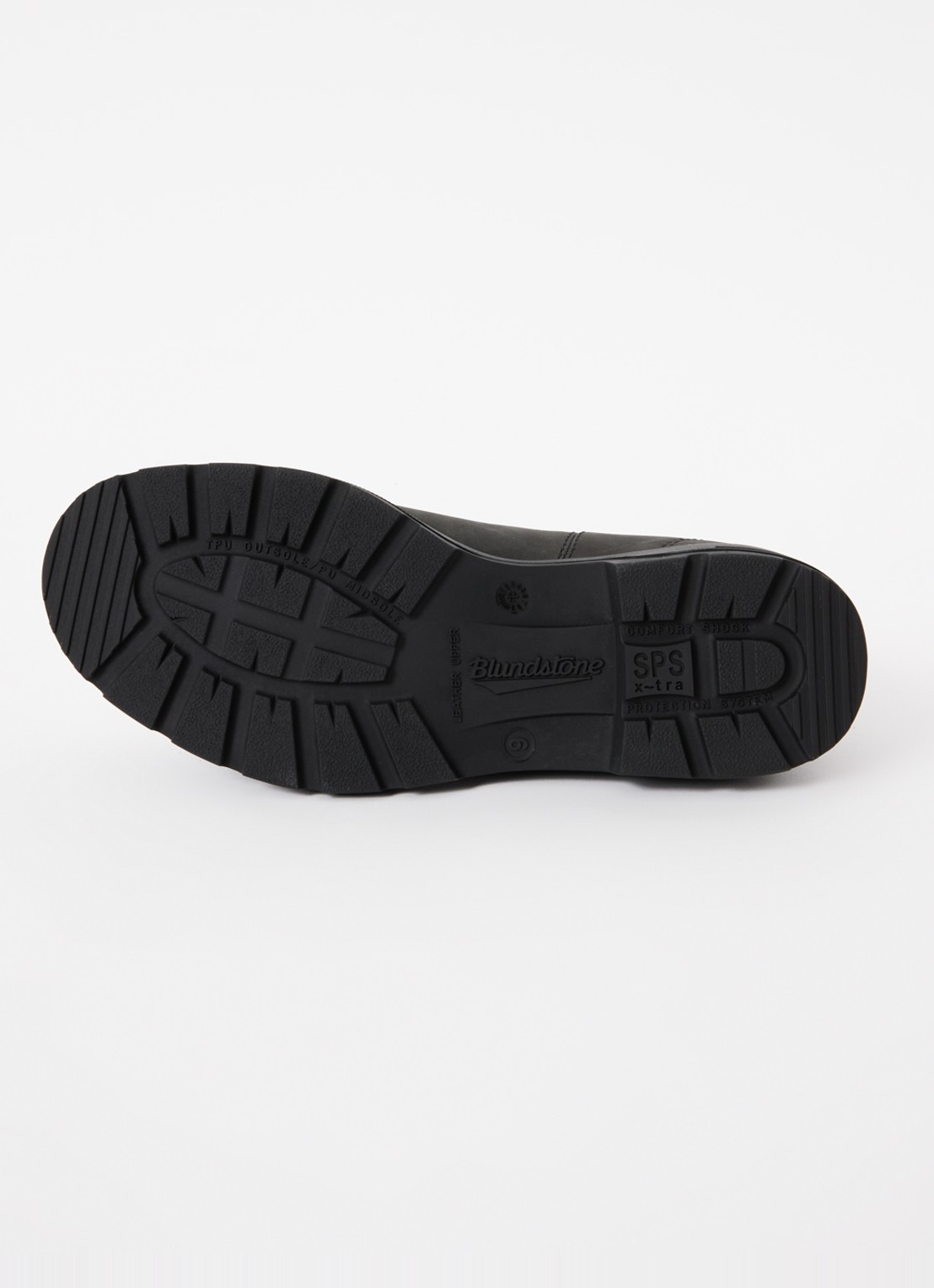 Blundstone Classic 587 chelsea boot van nubuck - detail 2 zwart