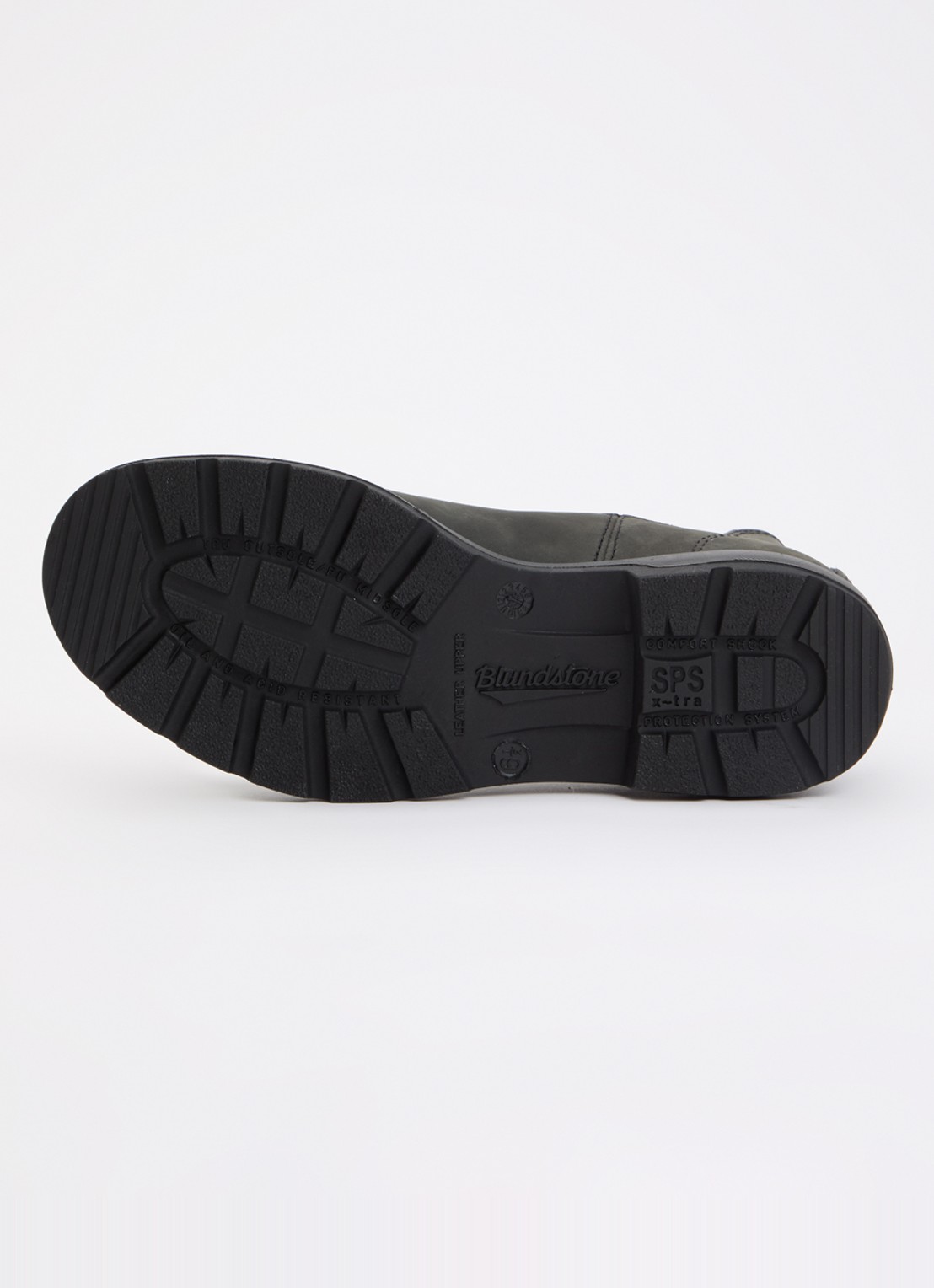 Blundstone Classic 587 chelsea boot van nubuck - detail 2 bronsgroen