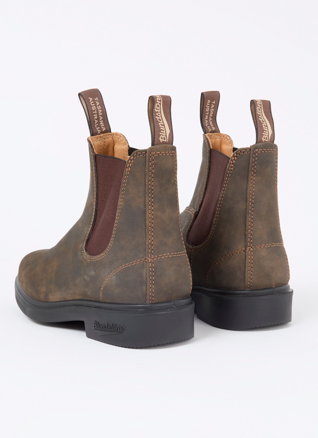 Blundstone Dress chelsea boot van leer - achterkant 4 lichtbruin