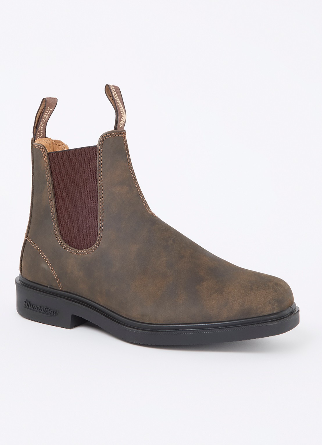 Blundstone Dress chelsea boot van leer - voorkant 3 lichtbruin