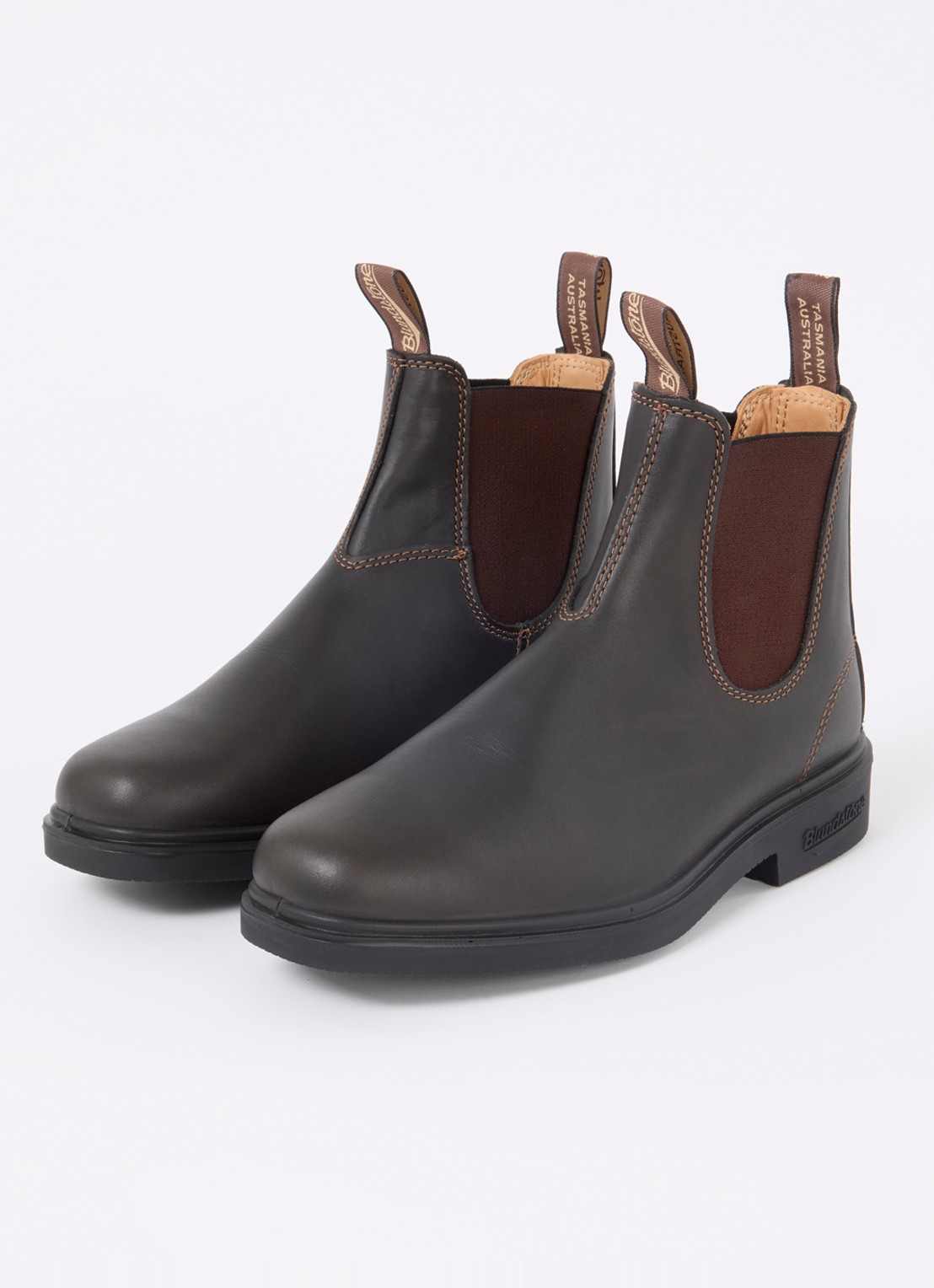 Blundstone Dress chelsea boot van leer - detail 2 donkerbruin