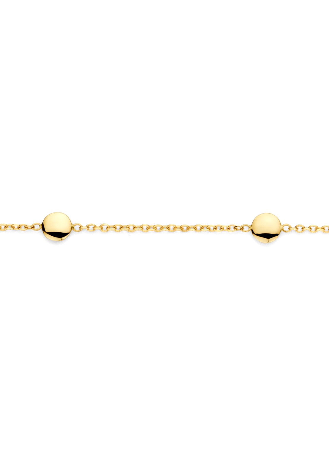 Blush Armband van 14 karaat geelgoud 2222YGO - voorkant 2 geelgoud
