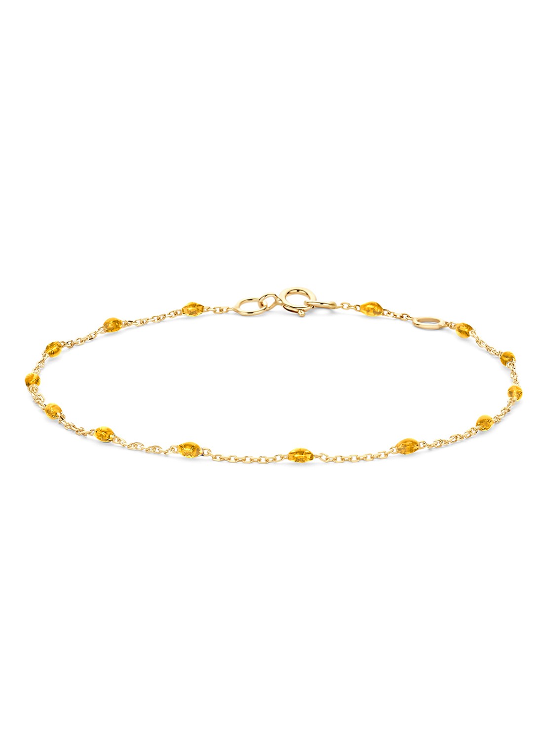 Blush Armband van 14 karaat geelgoud 2226YRC - voorkant goud