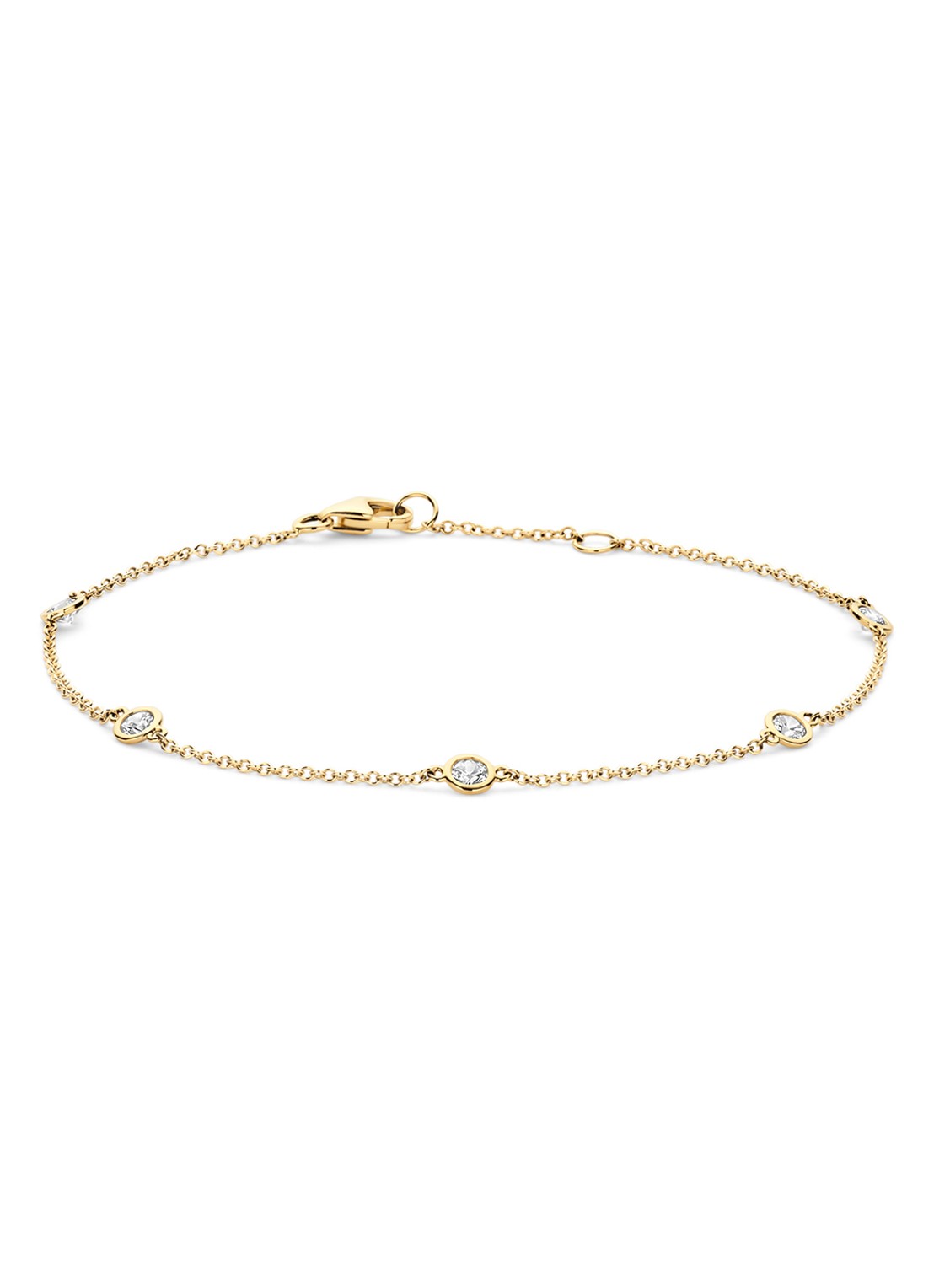 Blush Armband van 14 karaat geelgoud 2237YZI  - voorkant 3 goud