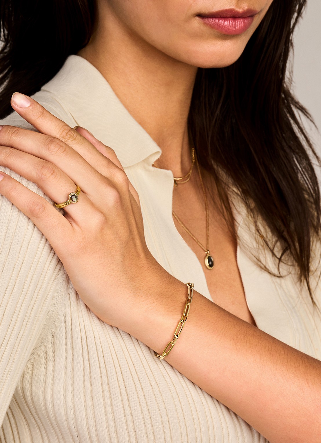 Blush Armband van 14 karaat geelgoud 2251YGO - detail 3 geelgoud